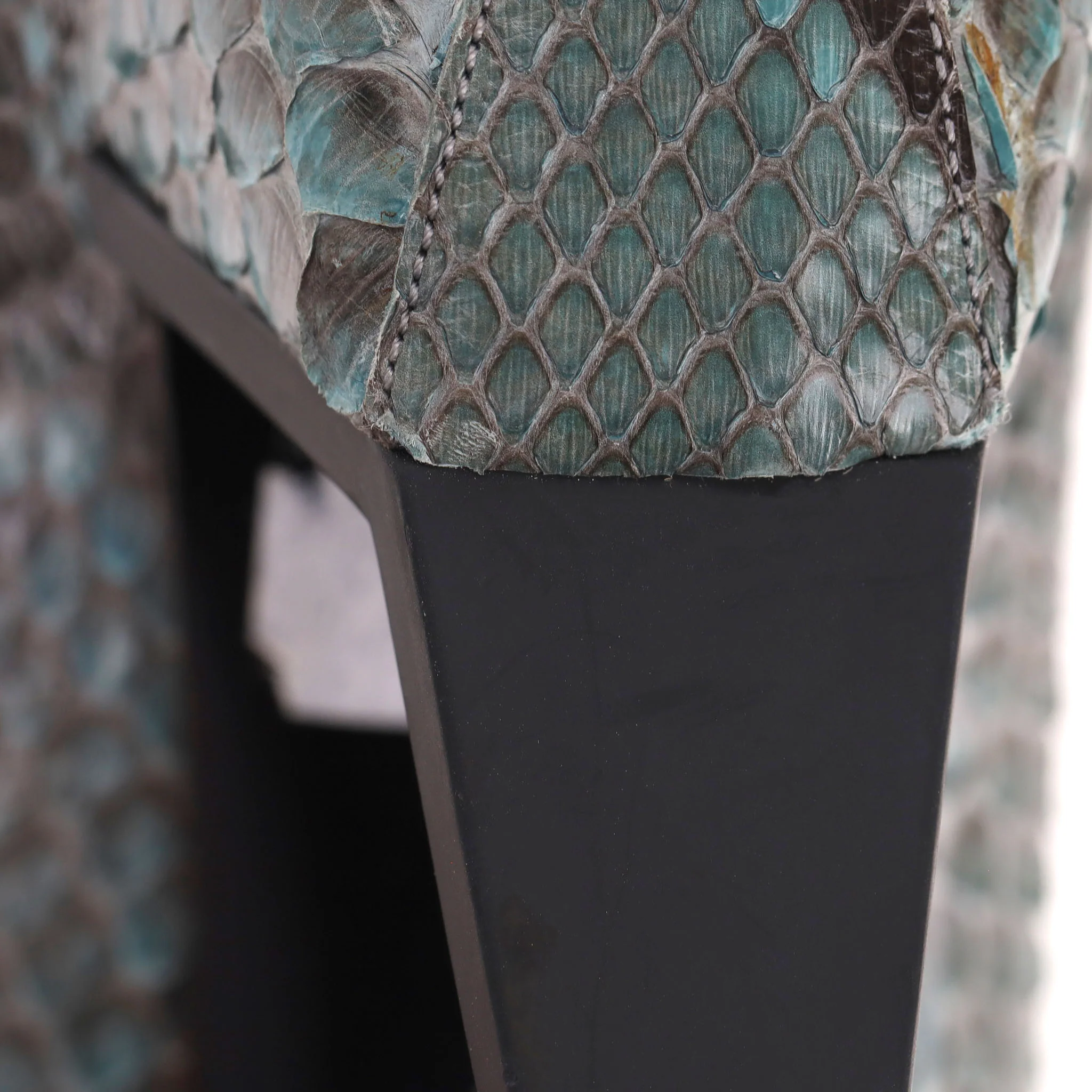 Nicholas Kirkwood Snakeskin Heels. Size 37 - Image 9
