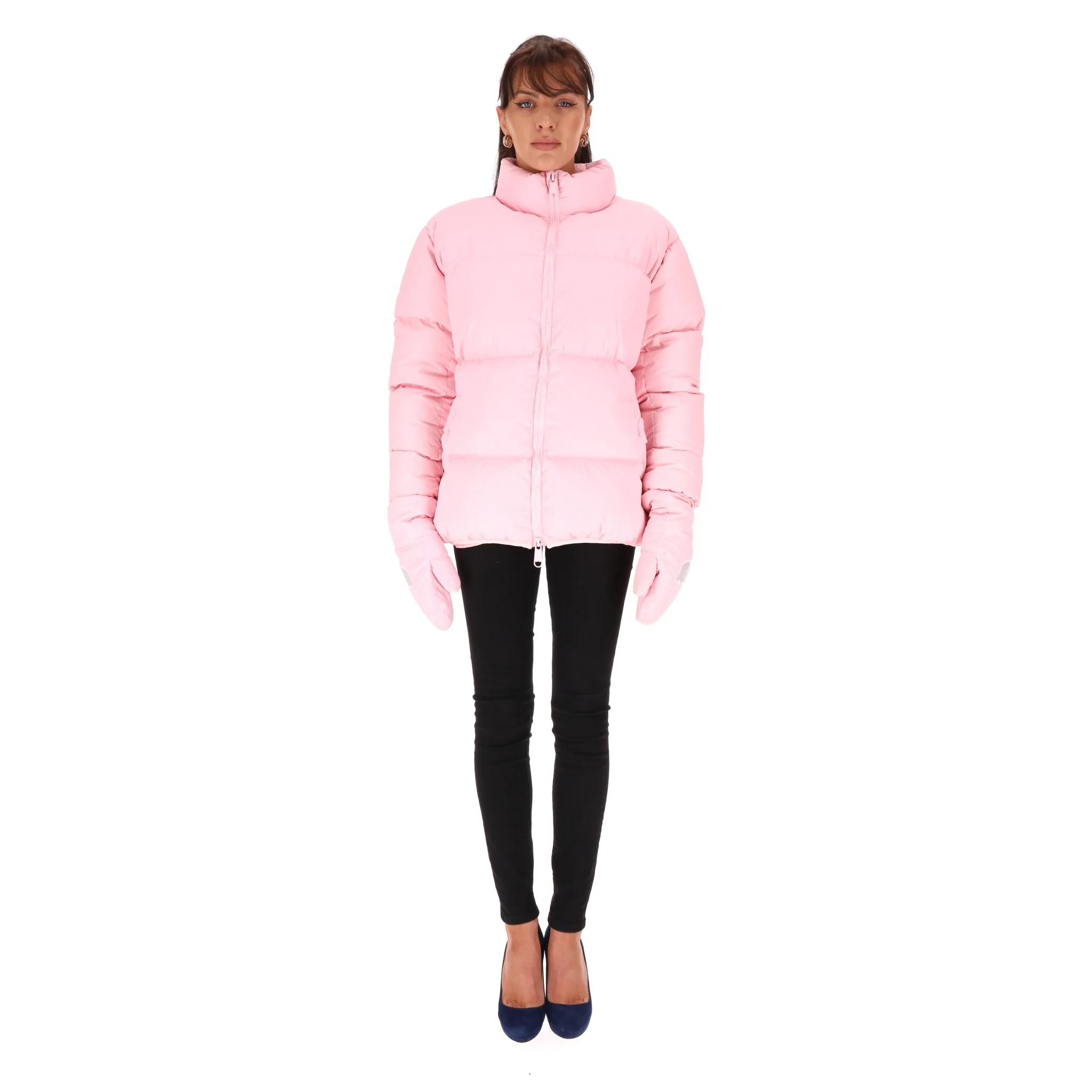 Nicopanda Uptown Puffer Down Jacket With Mittens. Size XS - Image 2