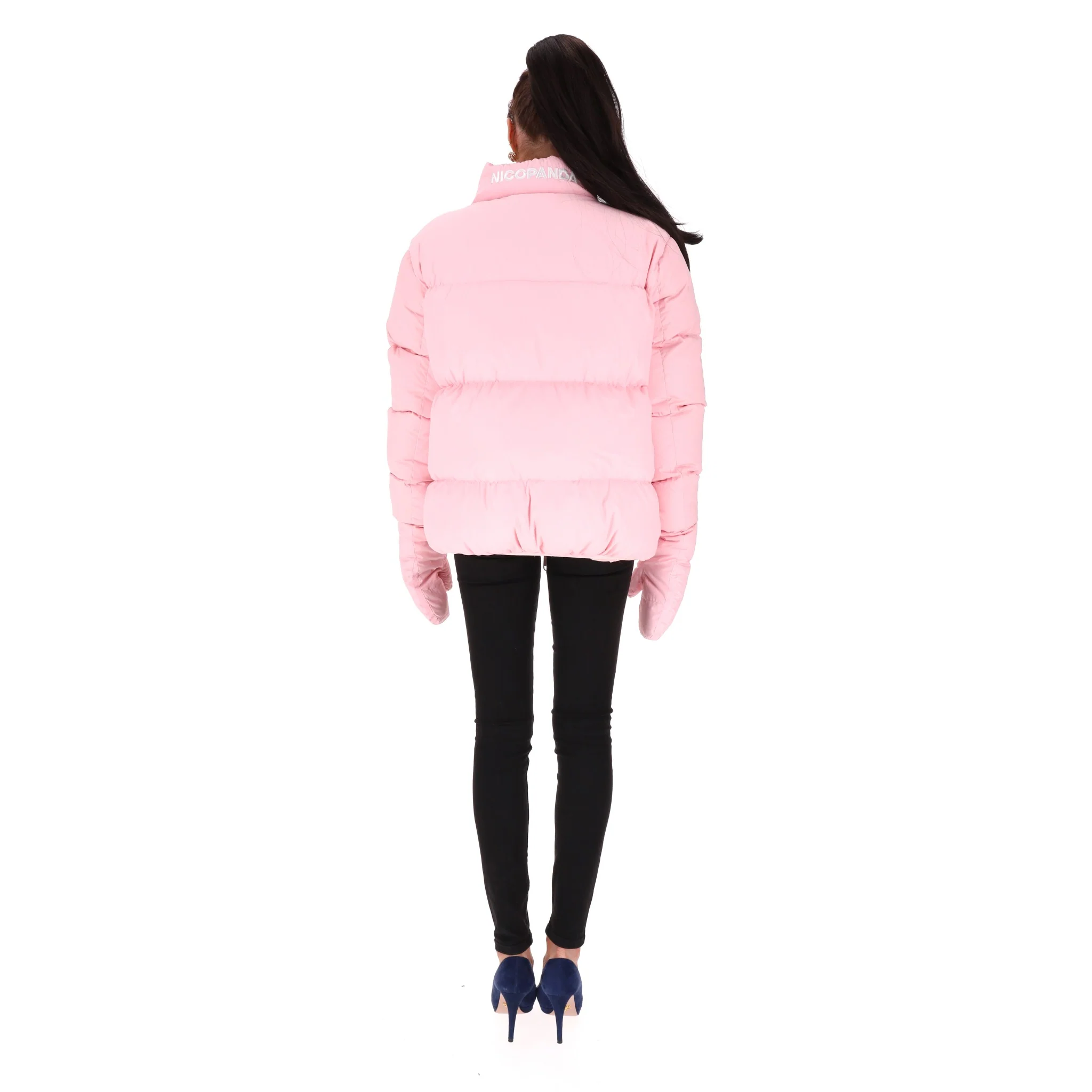 Nicopanda Uptown Puffer Down Jacket With Mittens. Size XS - Image 5