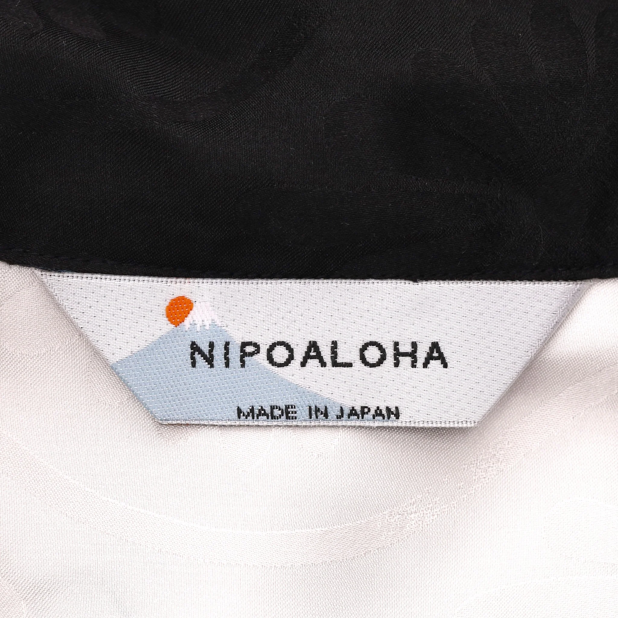 Nipoaloha Silk Jacquard Shirt. Size S - Image 5
