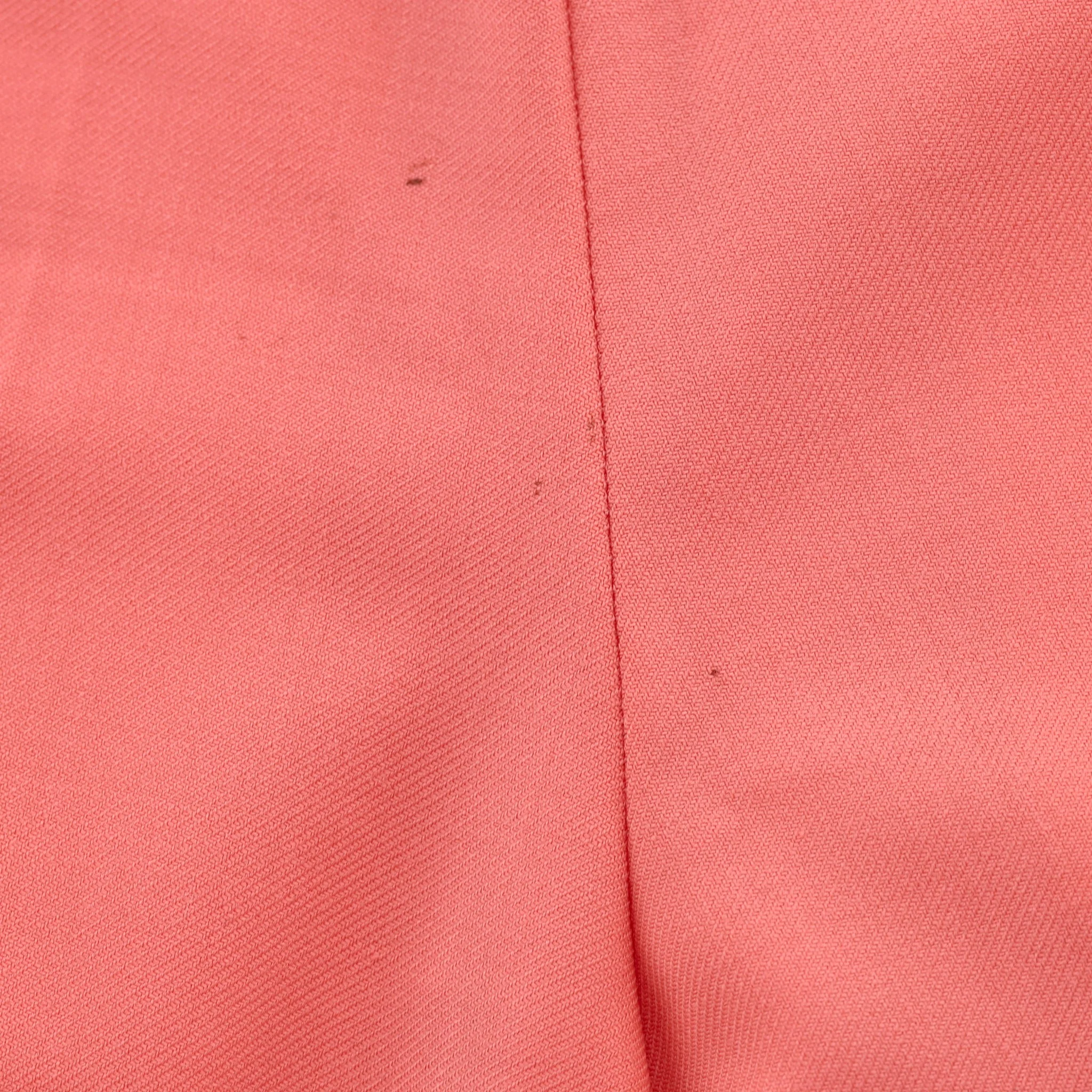 Off White Virgin Wool Blend Wide-Leg Trousers. Size 40IT - Image 9