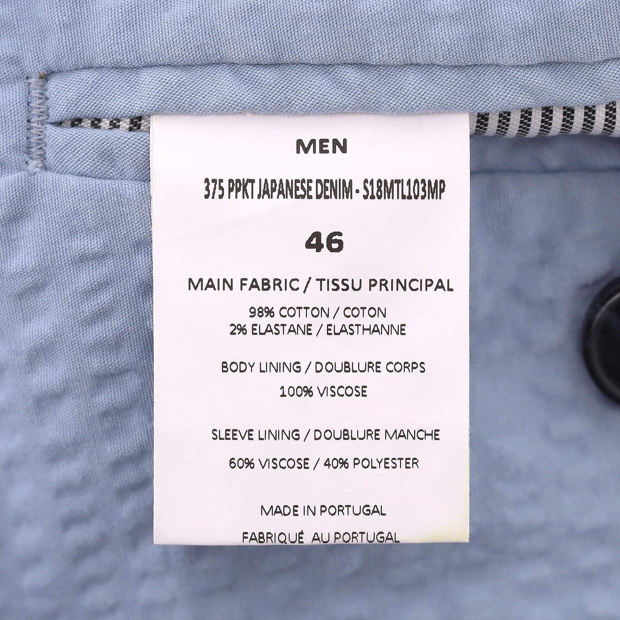 Officine Generale Cotton Blazer/Jacket. Size 46IT - Image 7