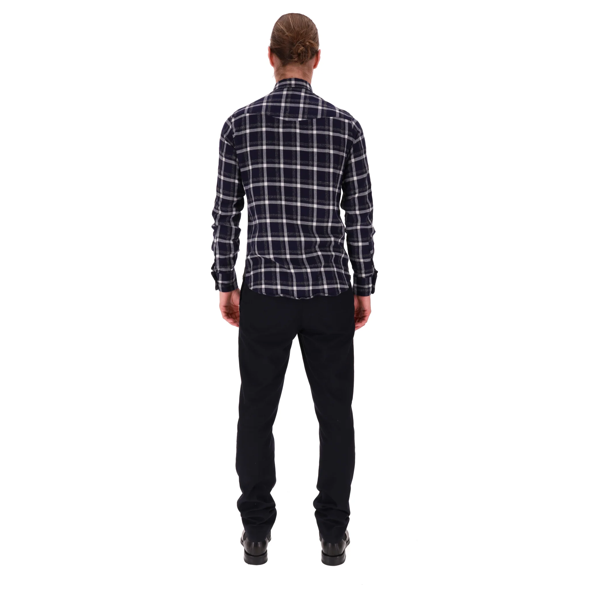 Officine Generale Plaid Check Cotton Shirt. Size XS - Image 4