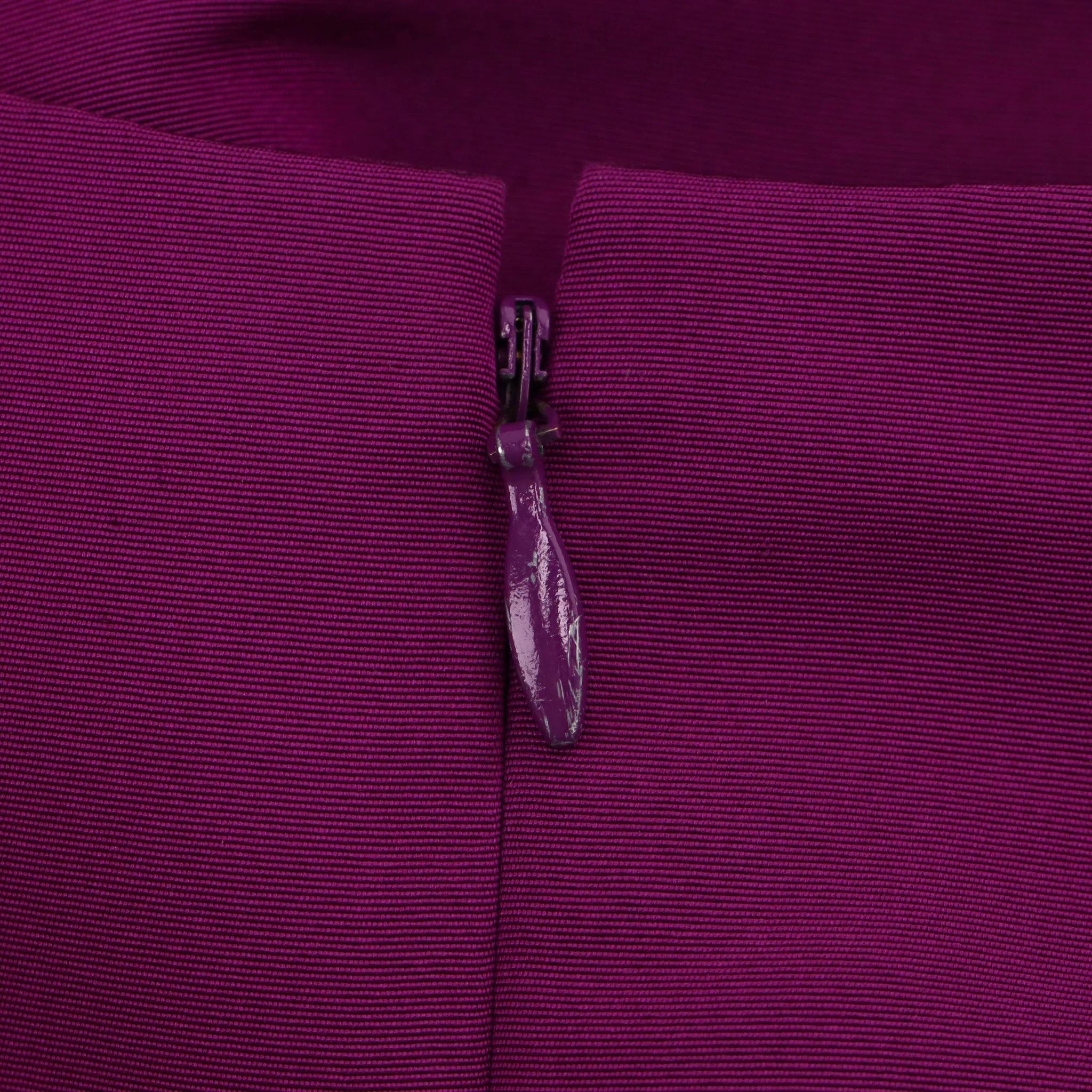 Oscar De La Renta Silk Flared Pleated Dress. Size 8US - Image 5