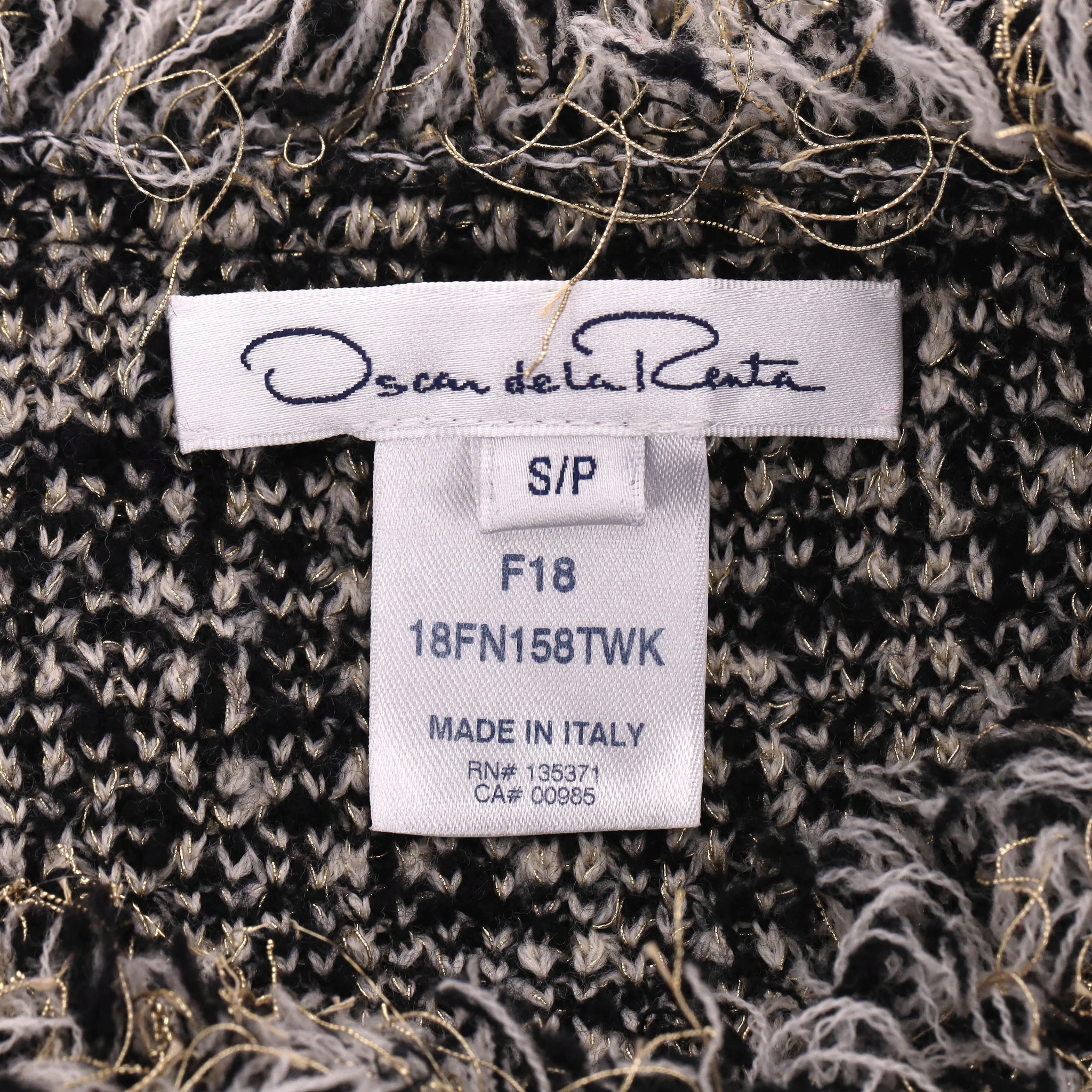Oscar De La Renta Wool Boucle Dress & Jacket Two-Piece Set. Size S/M - Image 10