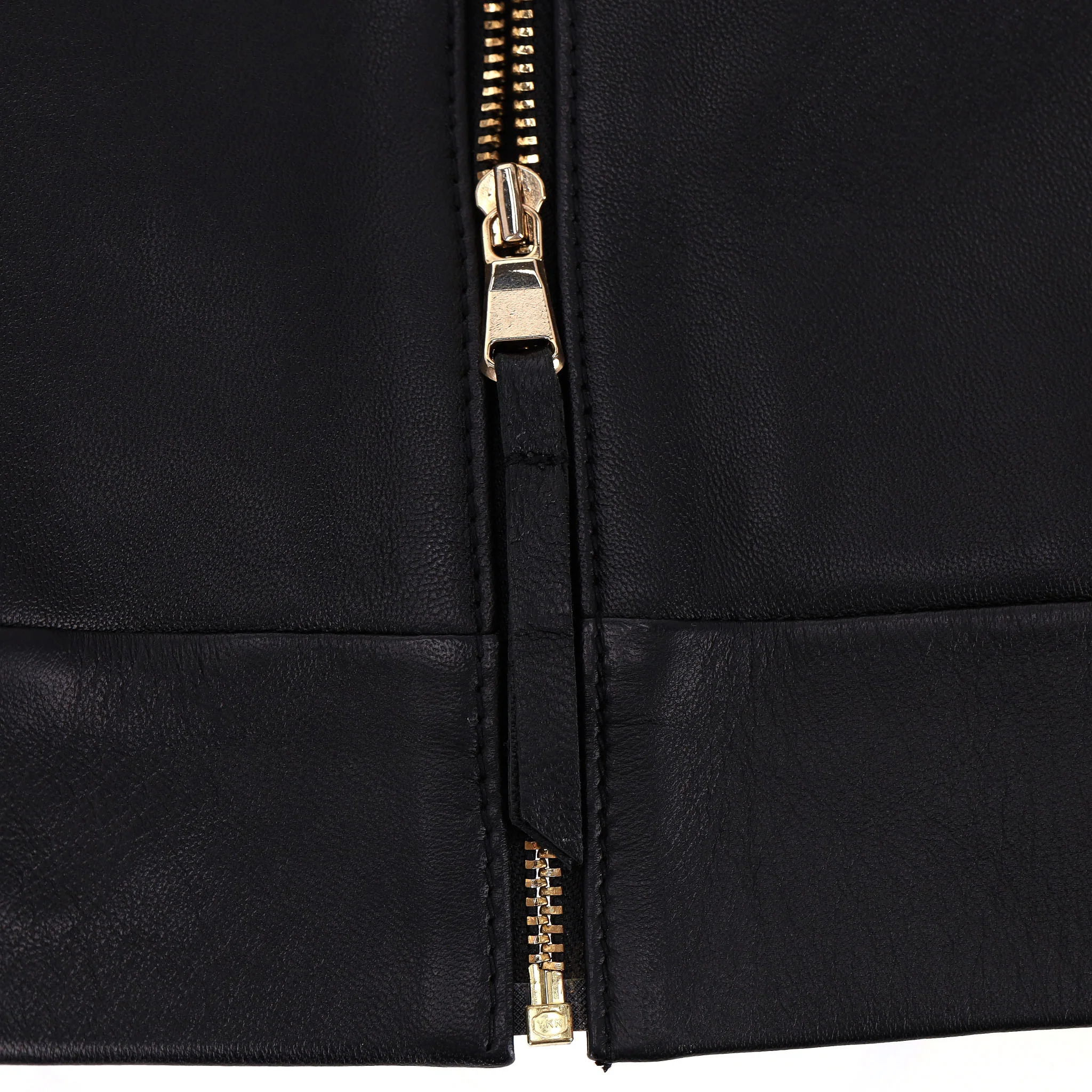 Osman Leather Biker Jacket. Size 10UK - Image 5