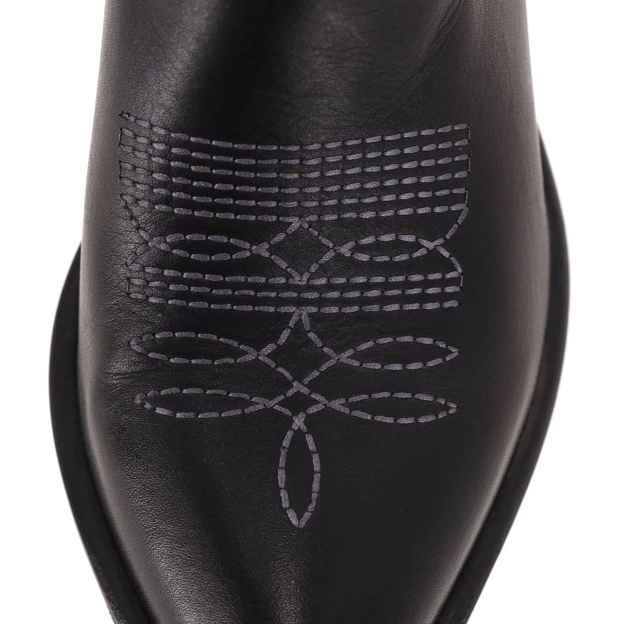 P.A.R.O.S.H Embroidered Leather Western Knee-High Boots. Size 36 - Image 6