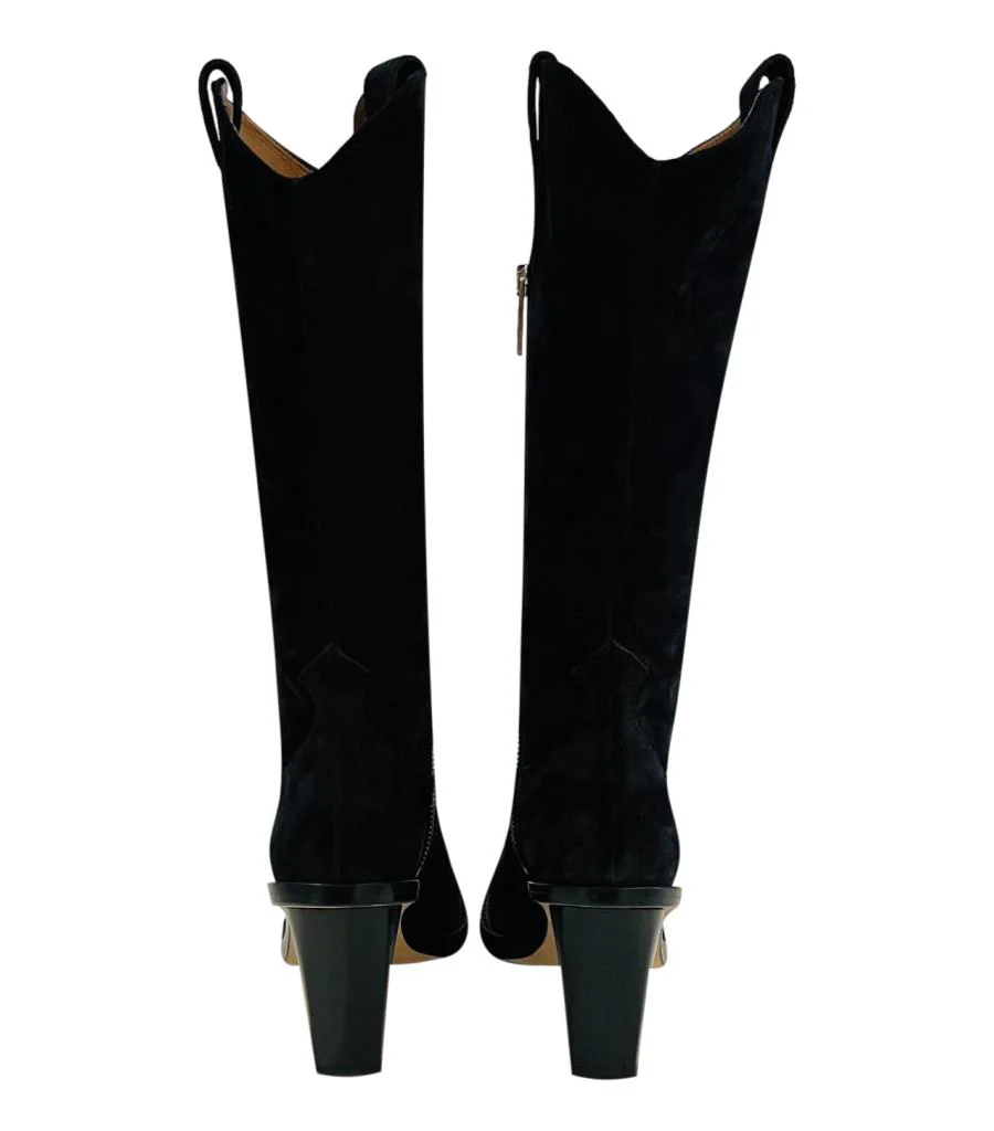 Paris Texas Suede Knee-High Boots. Size 35 - Image 4