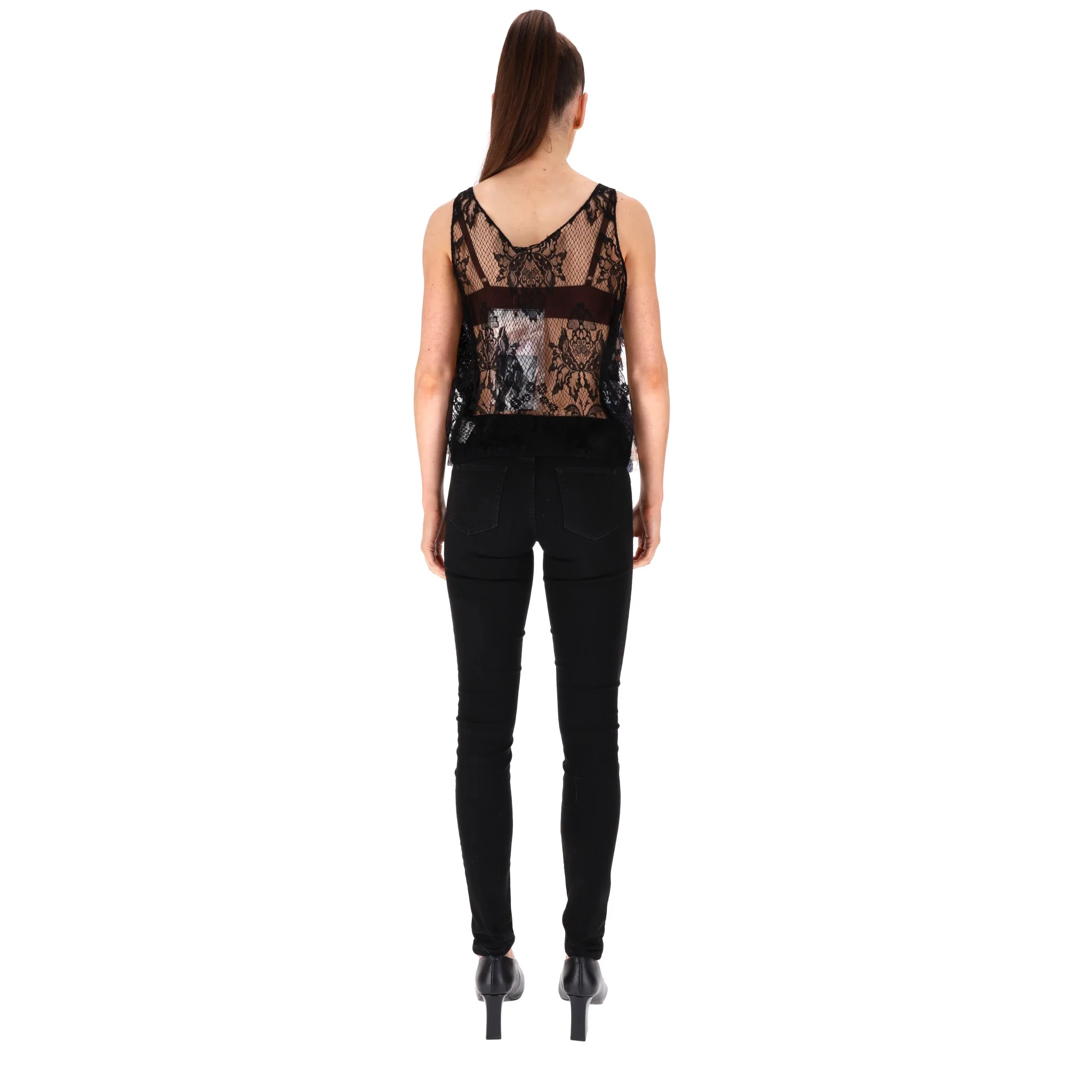 Chanel Paris - Seoul Lace Top. Size 42FR - Image 4