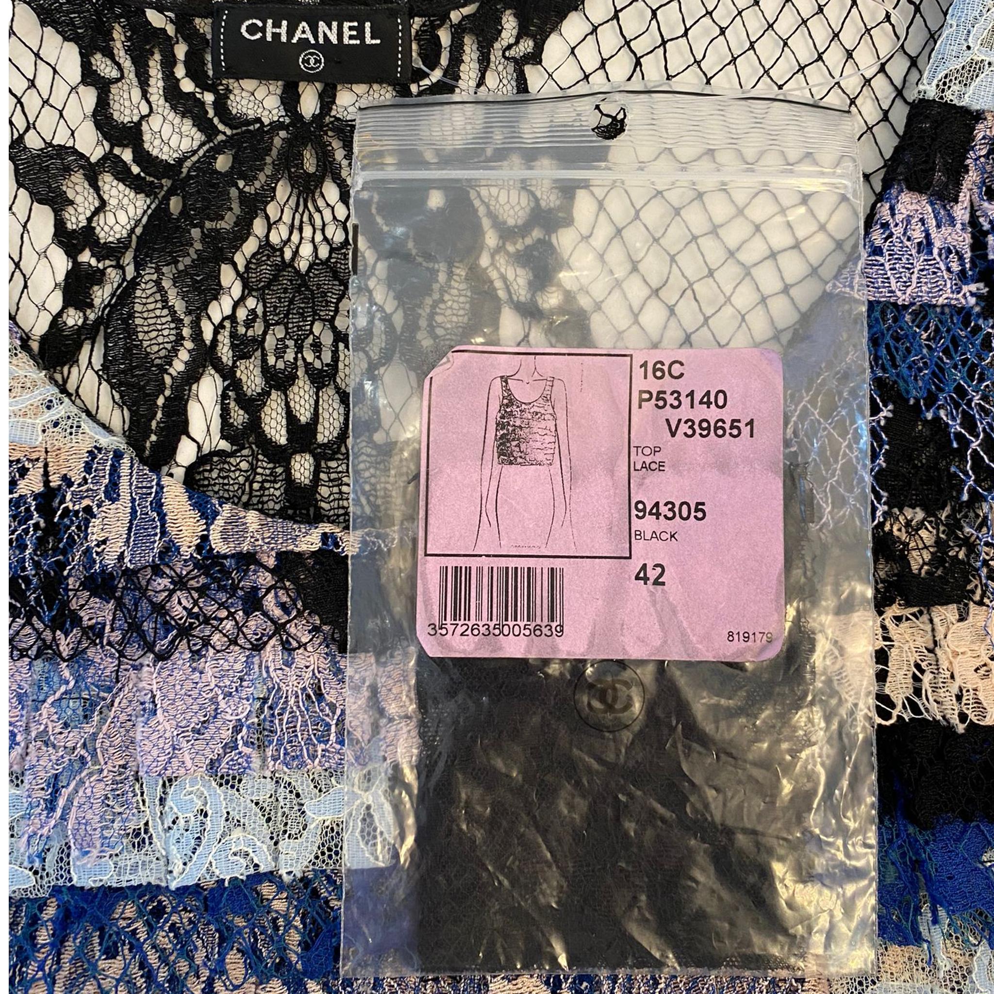 Chanel Paris - Seoul Lace Top. Size 42FR - Image 6