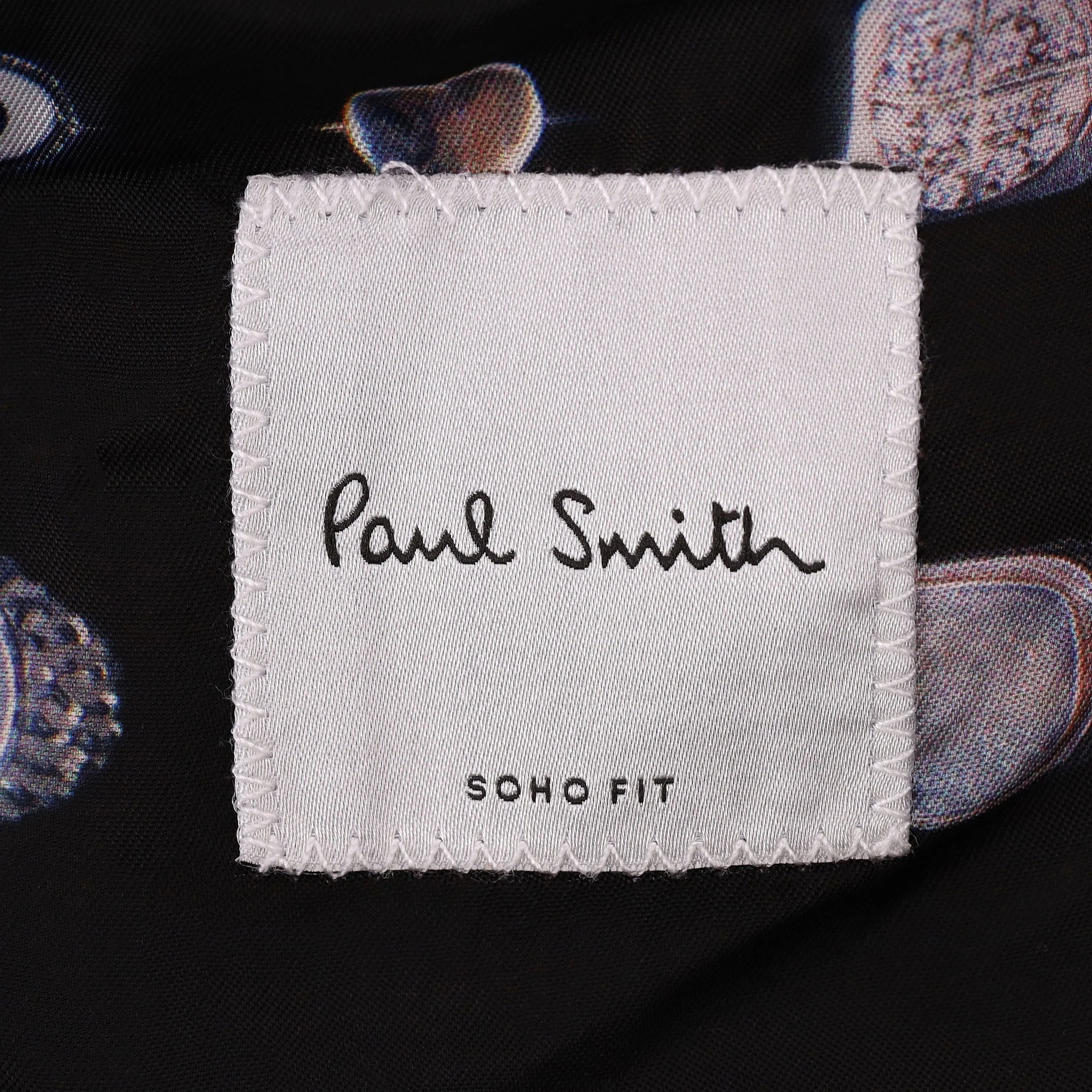 Paul Smith Wool & Silk Blend Checked Suit. Size 48IT - Image 11