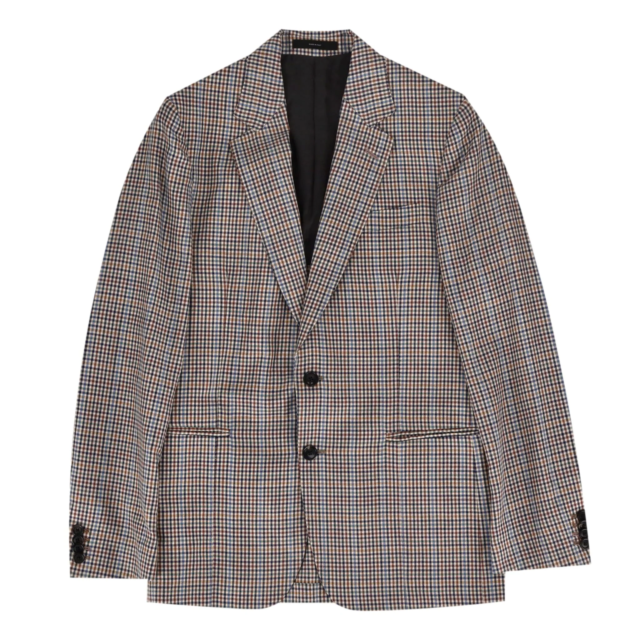 Paul Smith Wool & Silk Blend Checked Suit. Size 48IT - Image 5