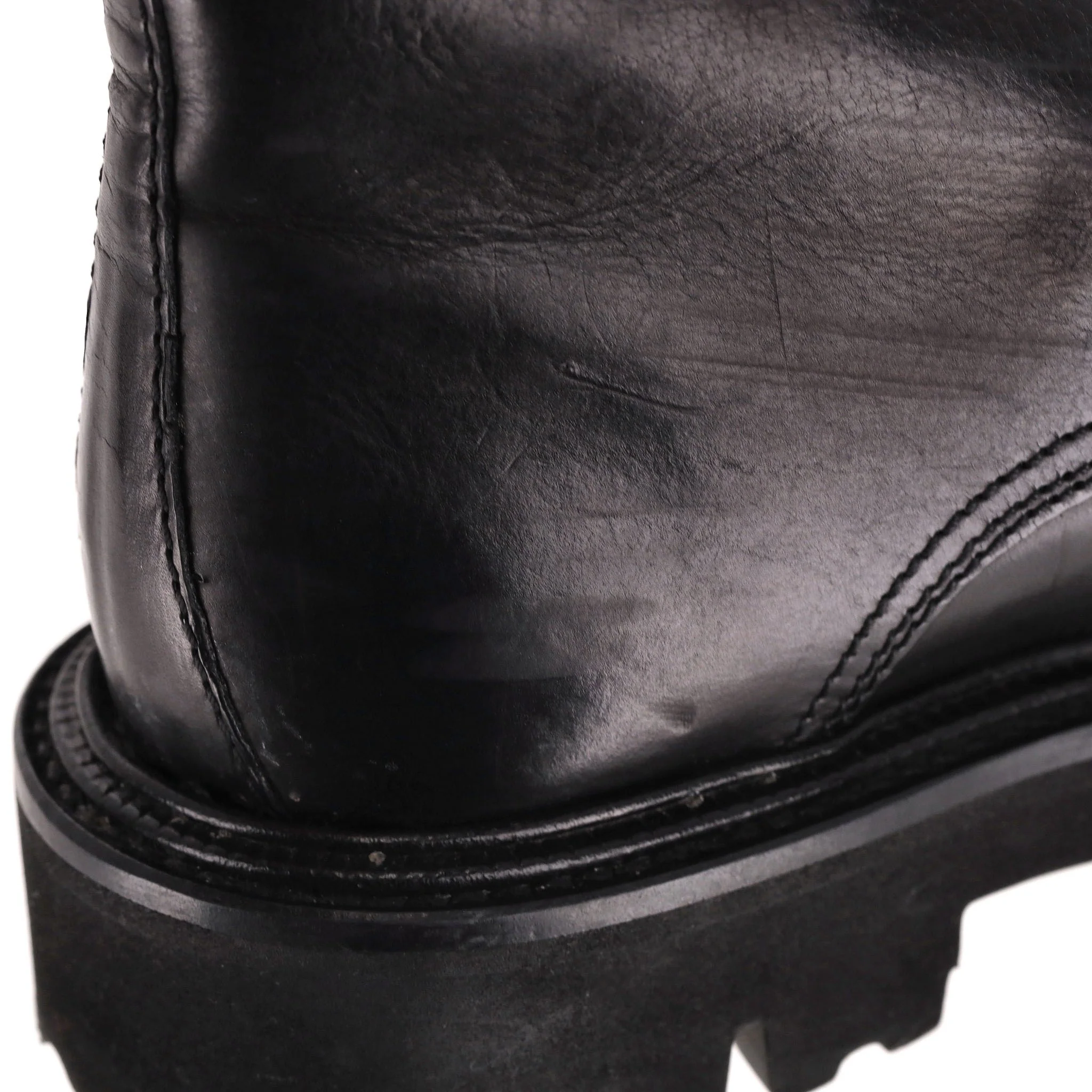 Paul Smith Combat Leather Boots. Size 36 - Image 10