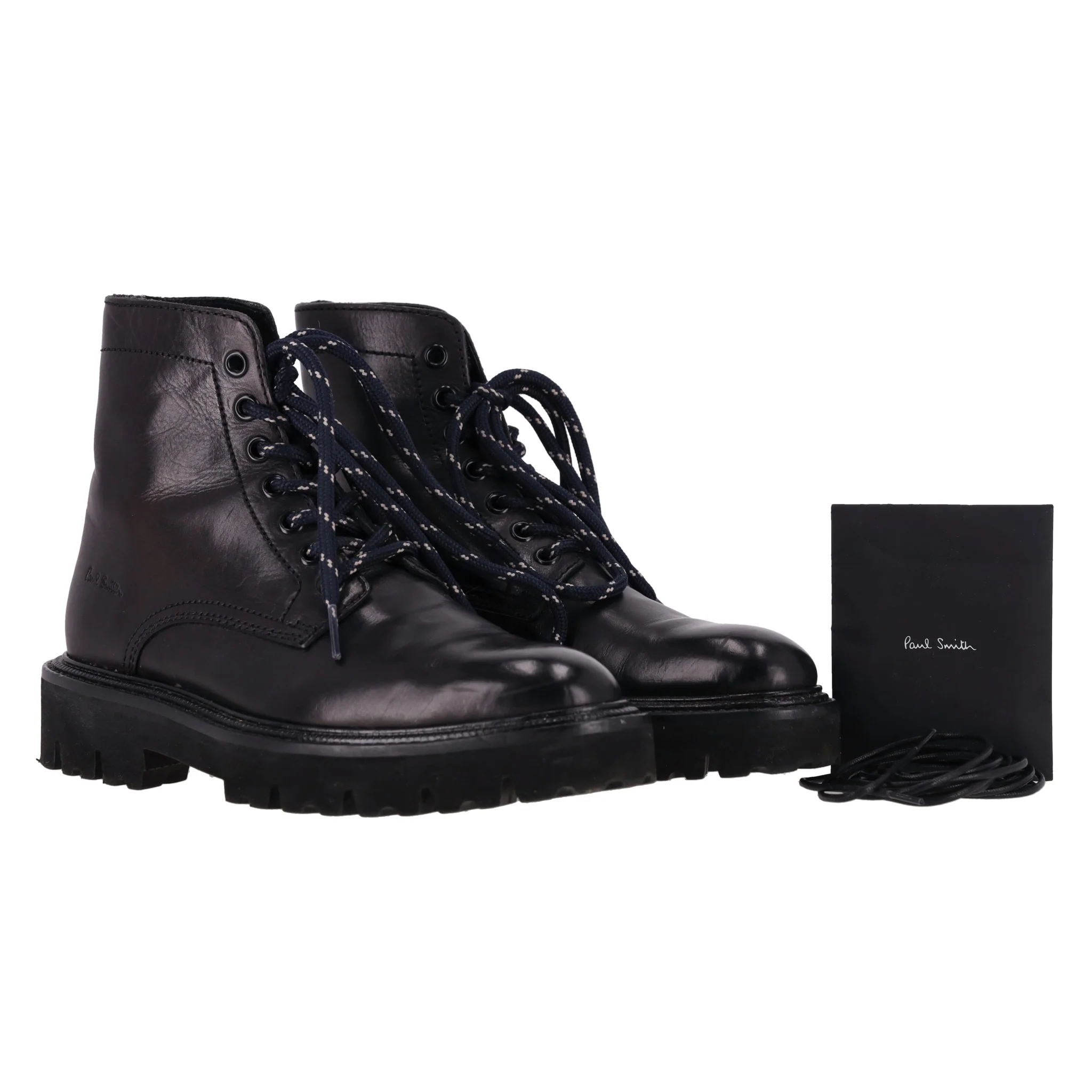 Paul Smith Combat Leather Boots. Size 36 - Image 2
