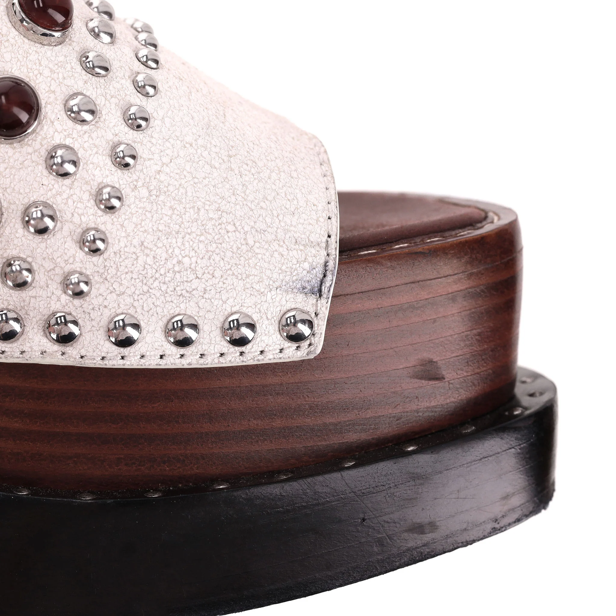 Phillip Lim Nashville Studded Leather Platform Sandals. Size 36 - Image 13