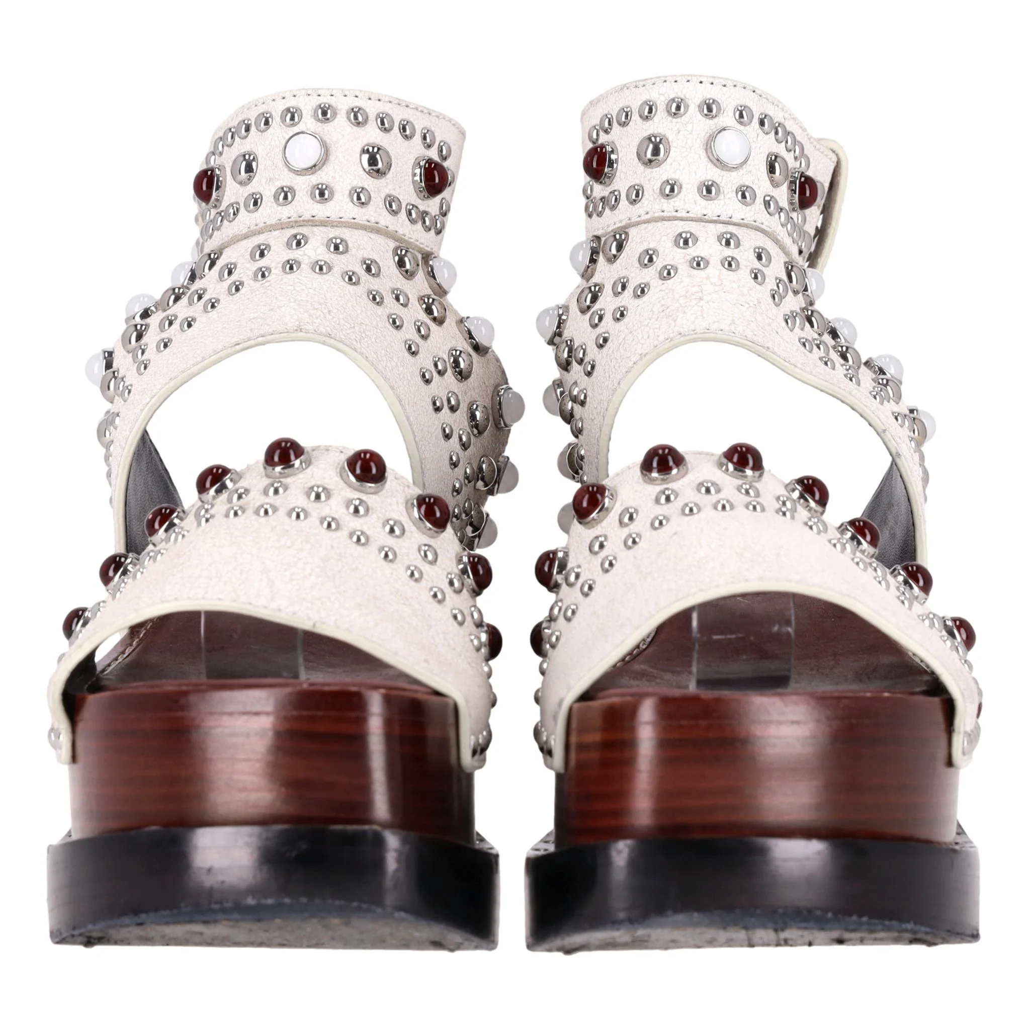 Phillip Lim Nashville Studded Leather Platform Sandals. Size 36 - Image 2