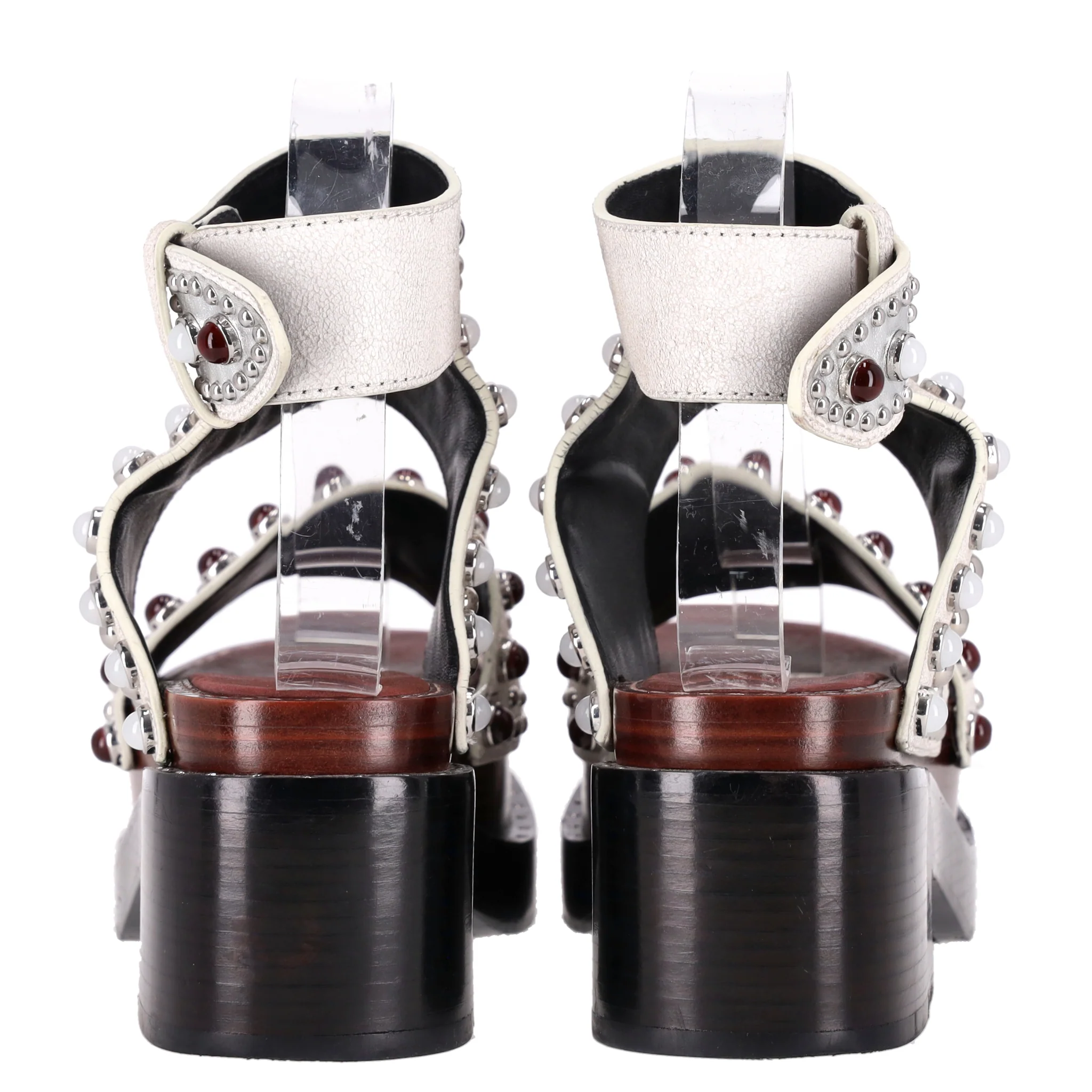 Phillip Lim Nashville Studded Leather Platform Sandals. Size 36 - Image 4