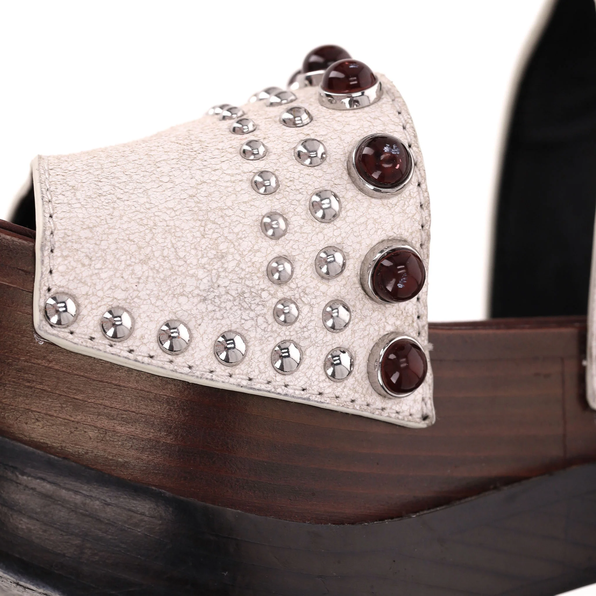 Phillip Lim Nashville Studded Leather Platform Sandals. Size 36 - Image 7