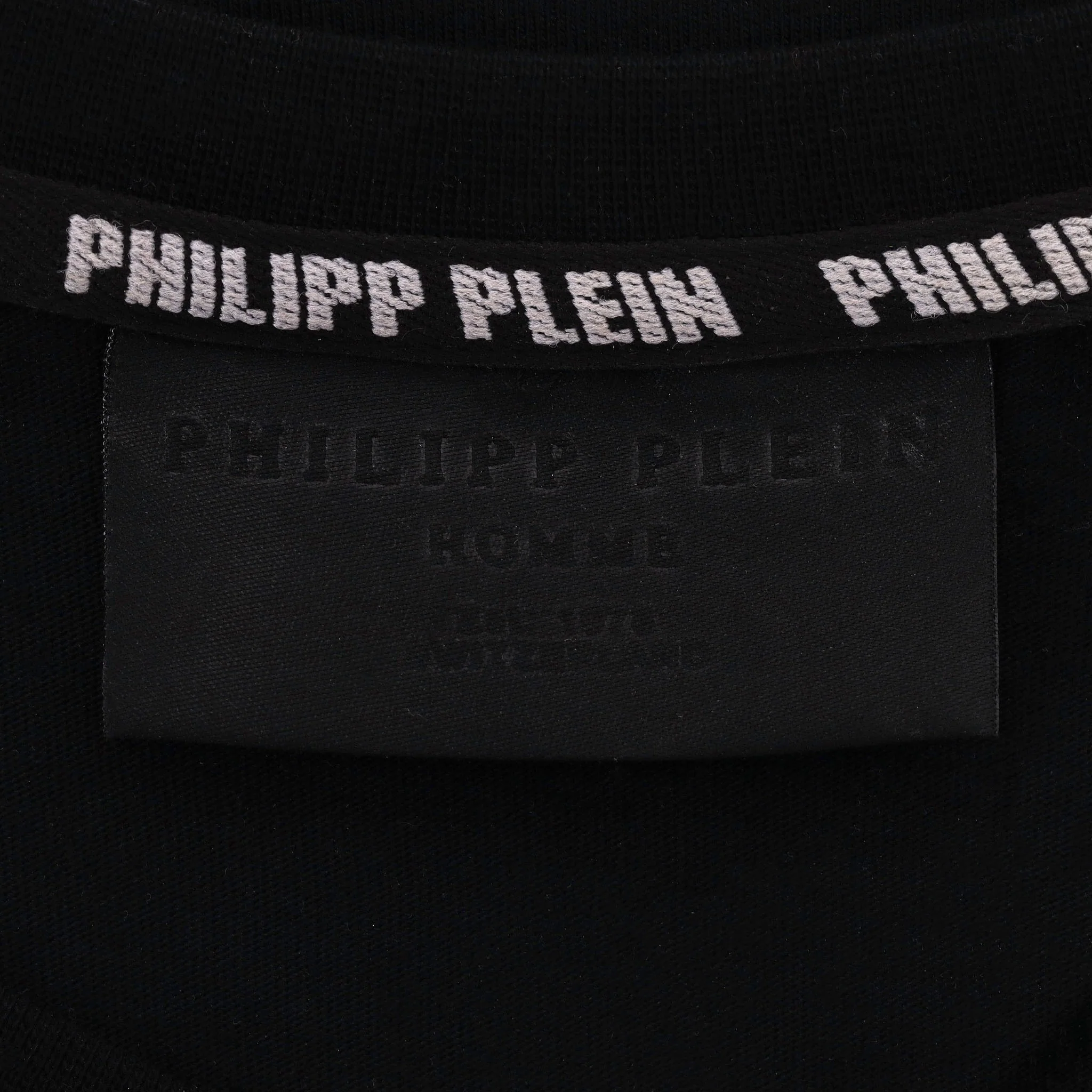 Philipp Plein Crystal Embellished Skull Logo T-Shirt. Size XXL - Image 5