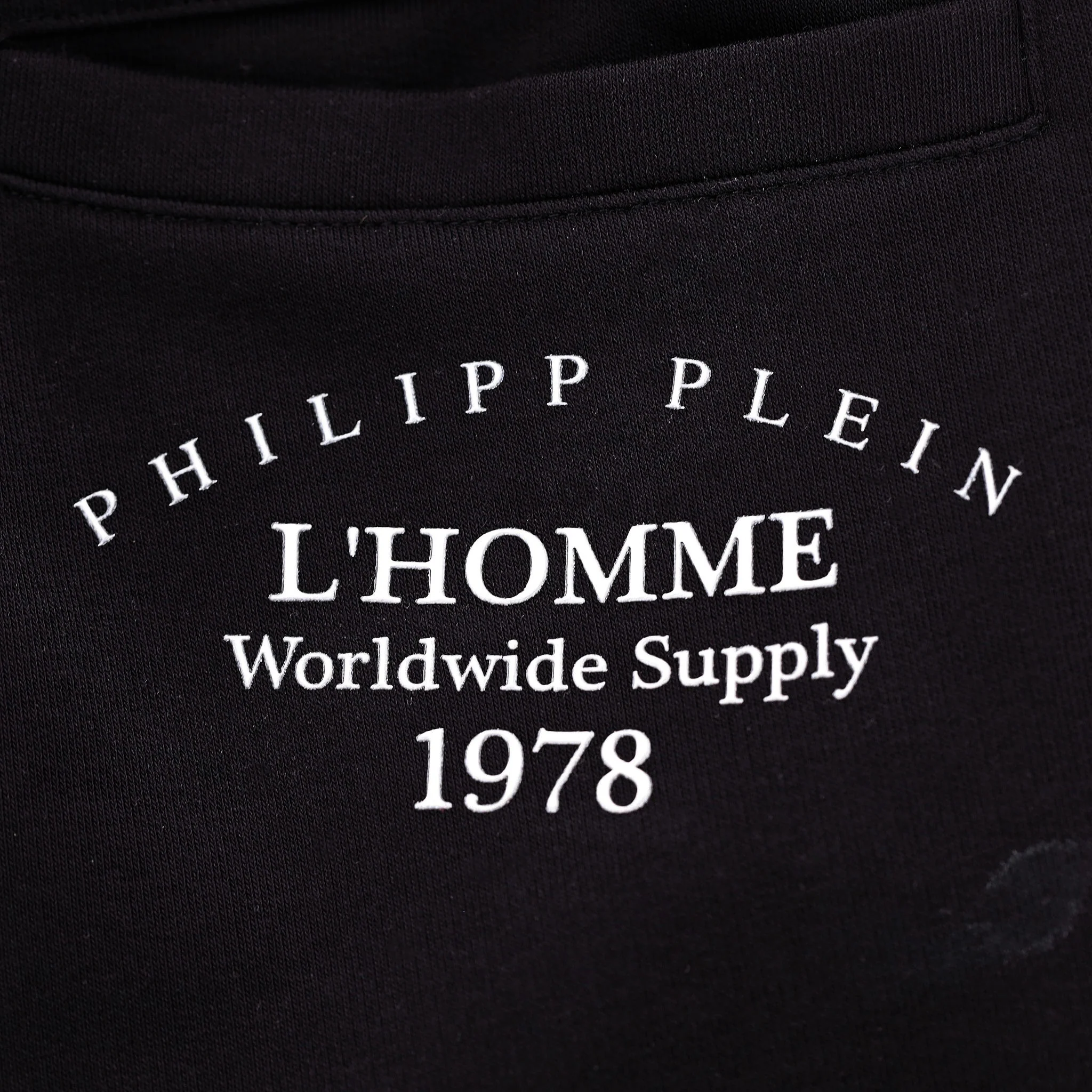 Philipp Plein Crystal Logo Cotton Jogging Pants. Size 3XL - Image 7