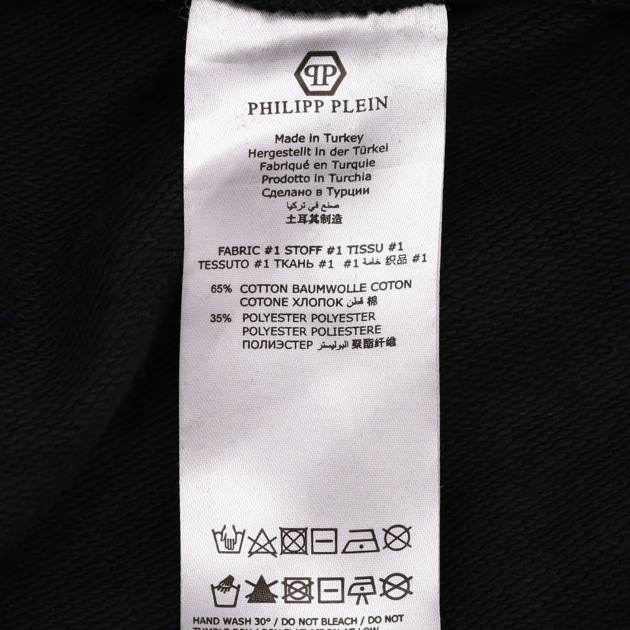 Philipp Plein Crystal Logo Cotton Jogging Pants. Size 3XL - Image 8