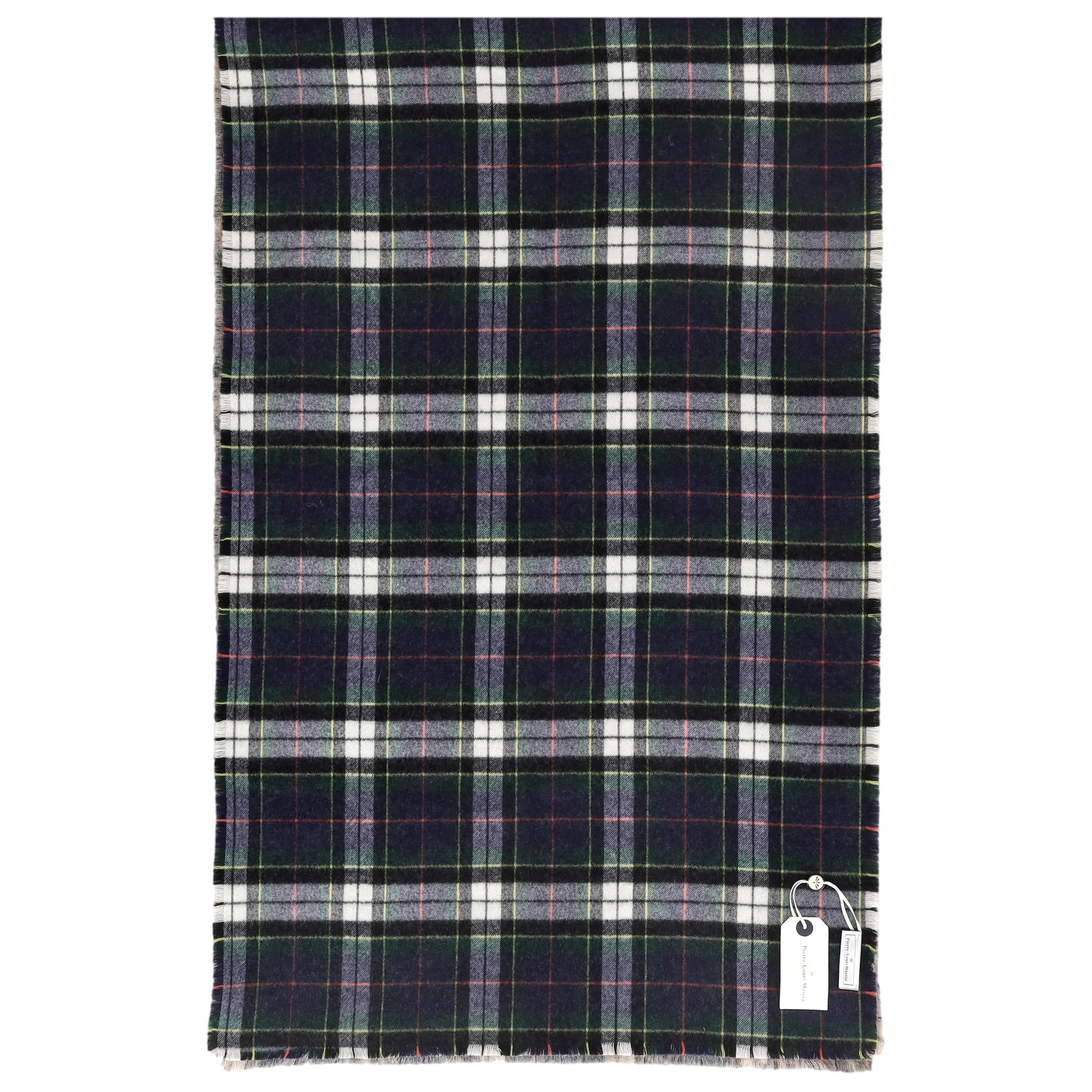 Pierre-Louis Mascia Pancake Double-Sided Printed Wool Scarf - Image 2