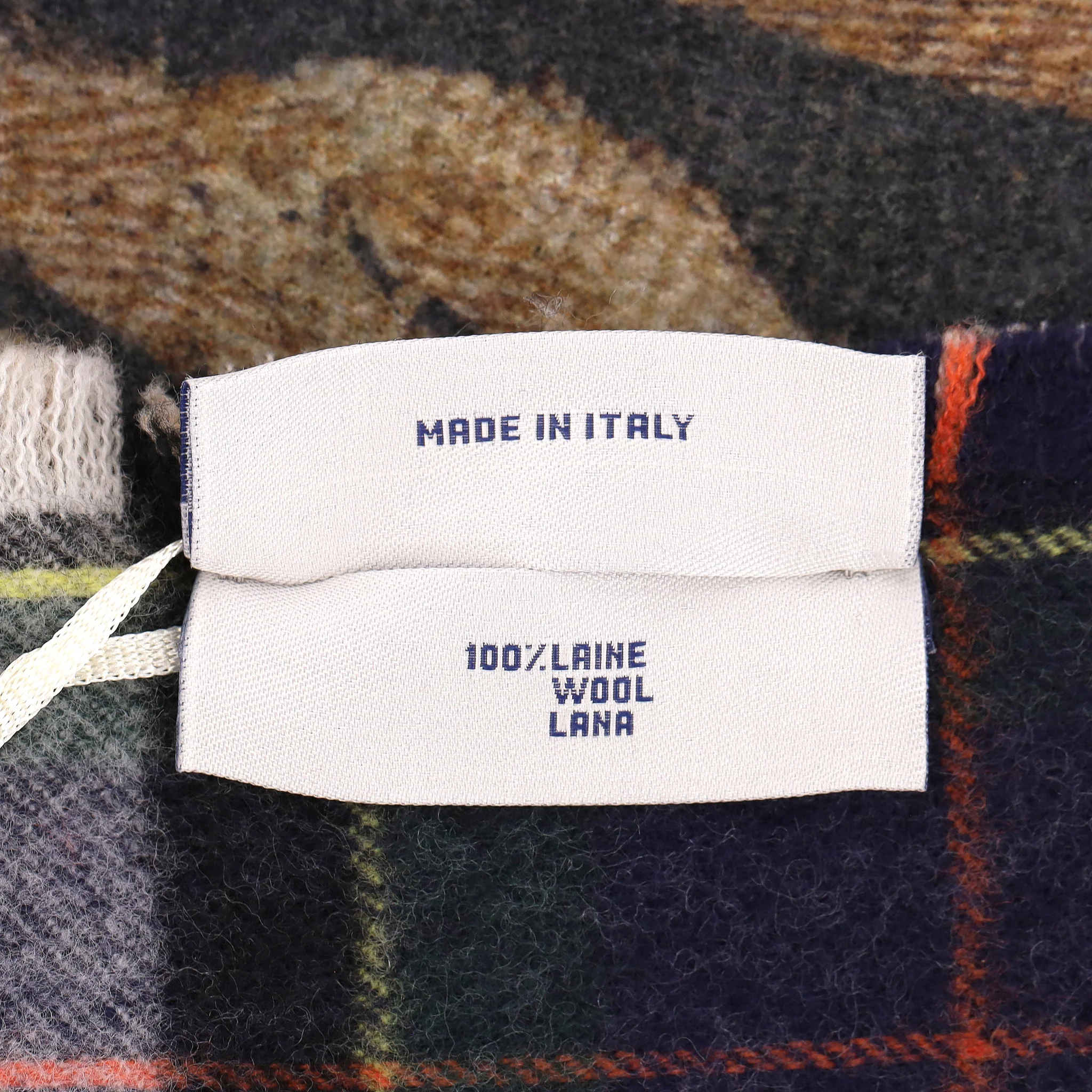 Pierre-Louis Mascia Pancake Double-Sided Printed Wool Scarf - Image 6