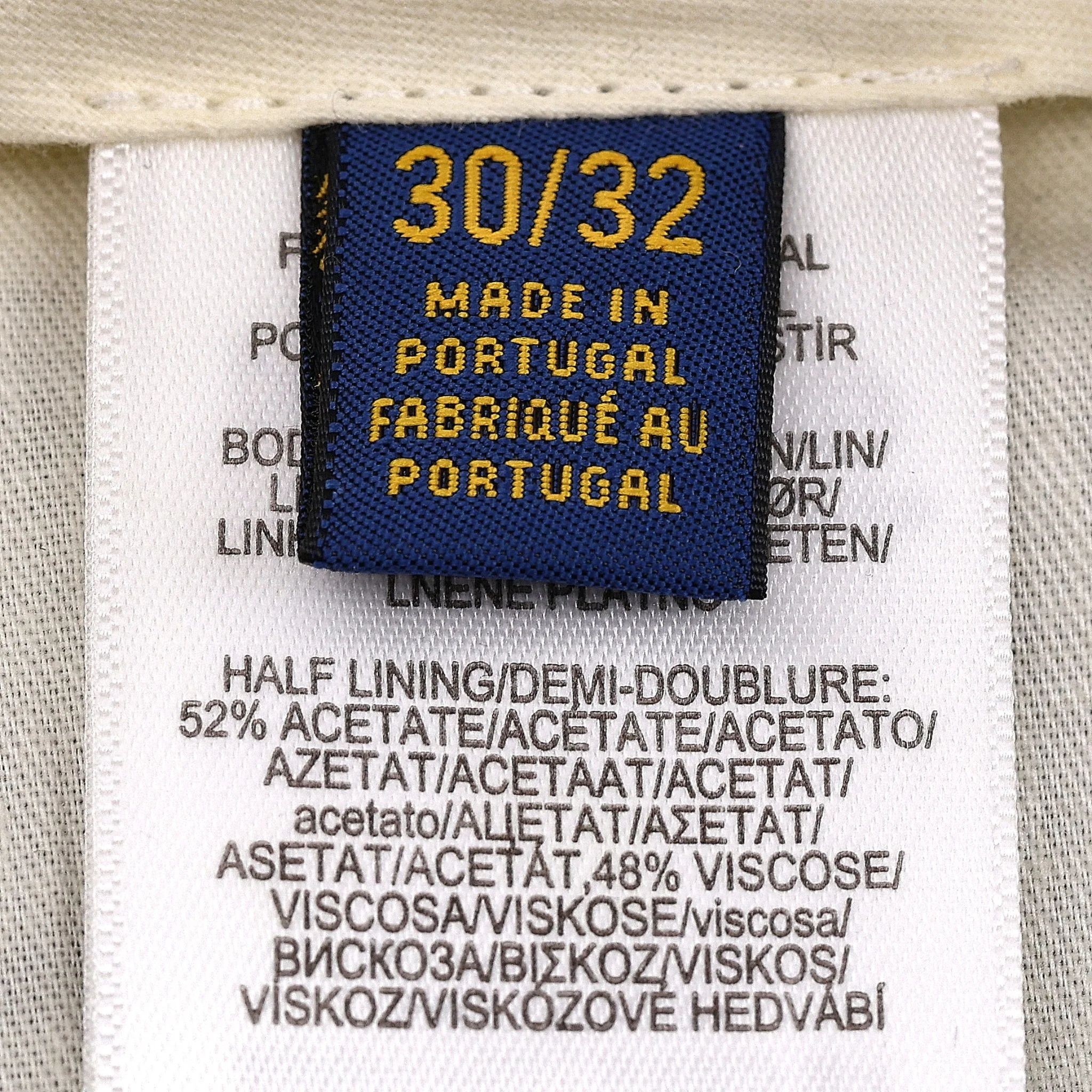 Polo Ralph Lauren Pinstripe Linen Trousers. Size 30/32 - Image 7
