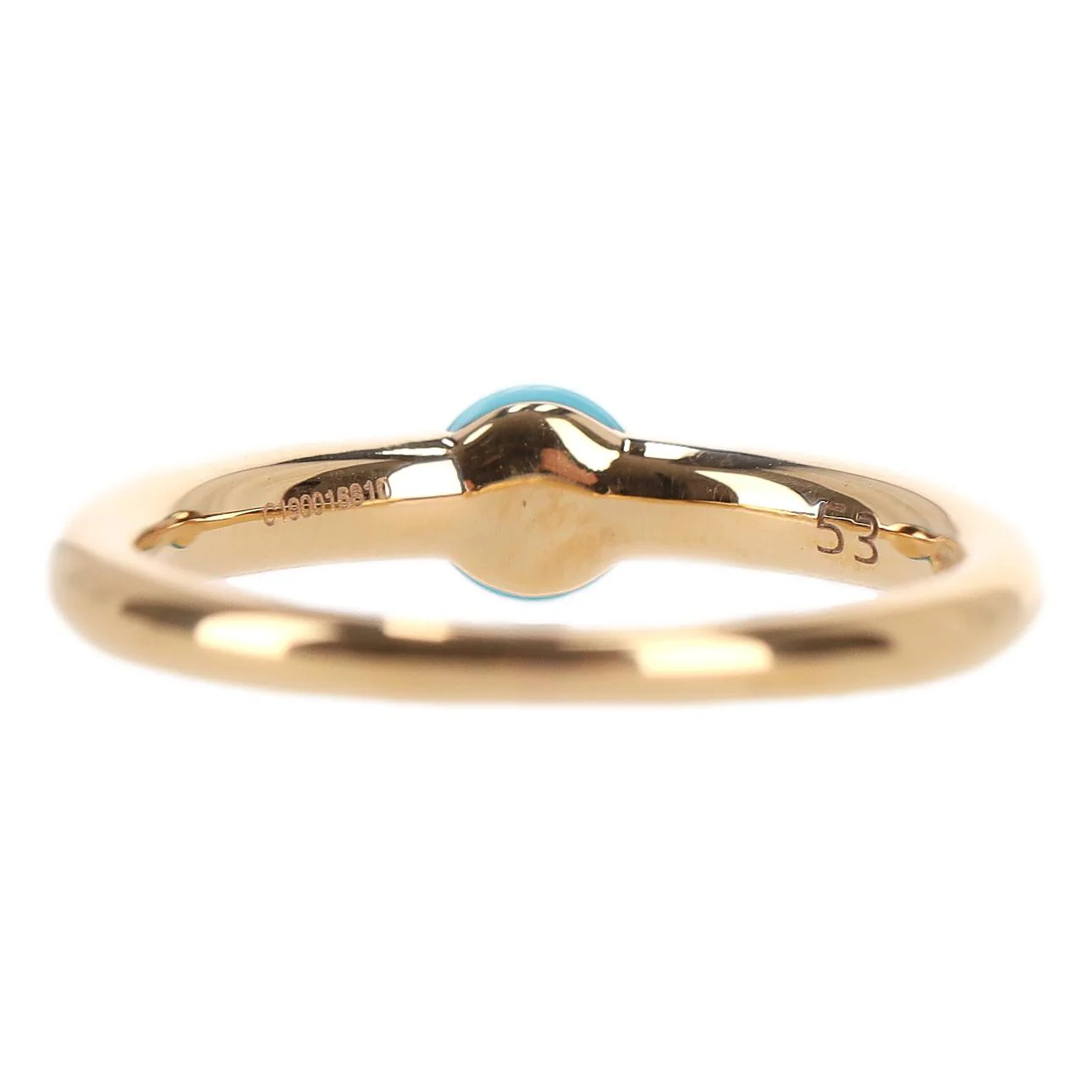 Pomellato M'ama Non M'ama Turquoise & Zircons Ring In 18k Rose Gold - Image 5