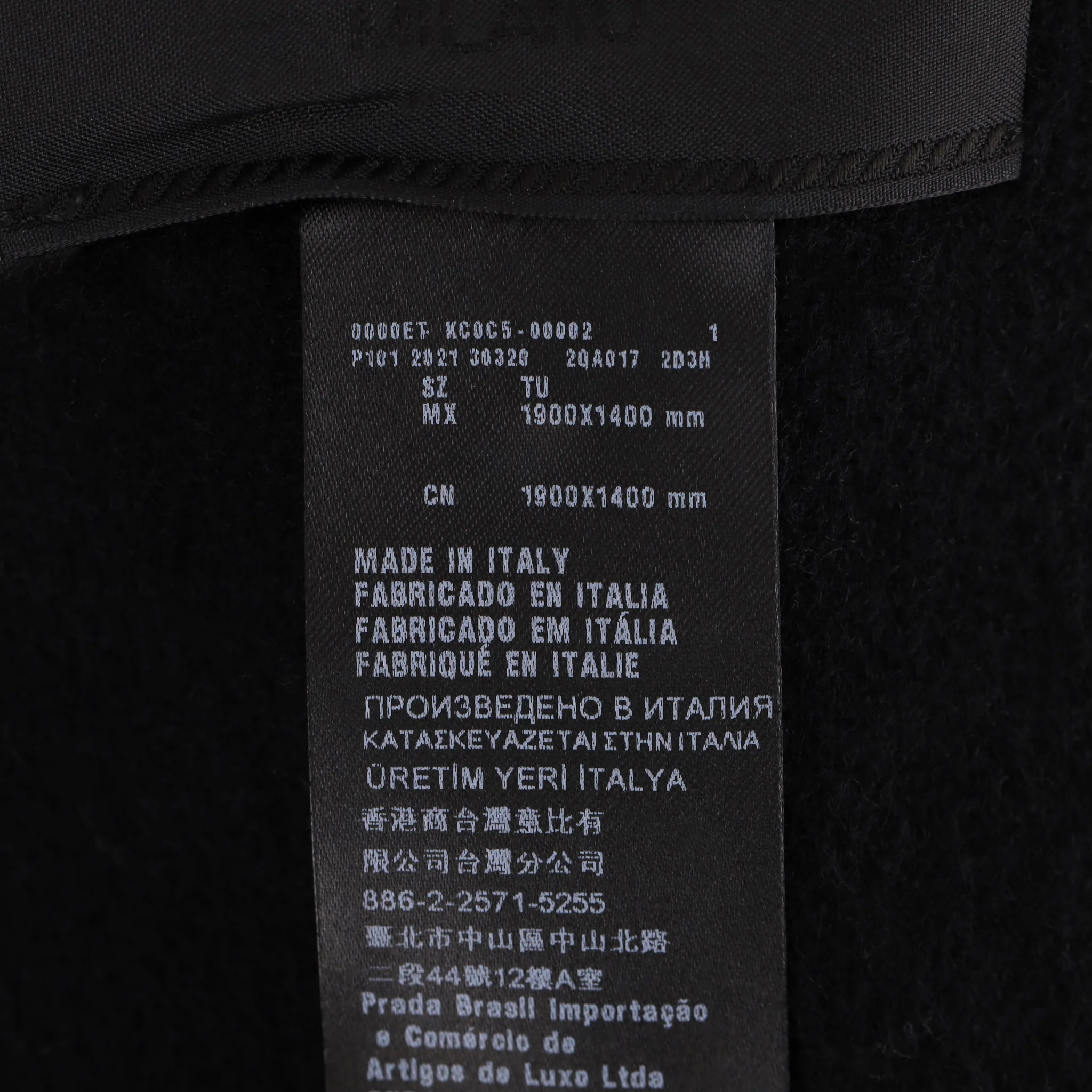Prada Cashmere Logo Blanket - Image 7