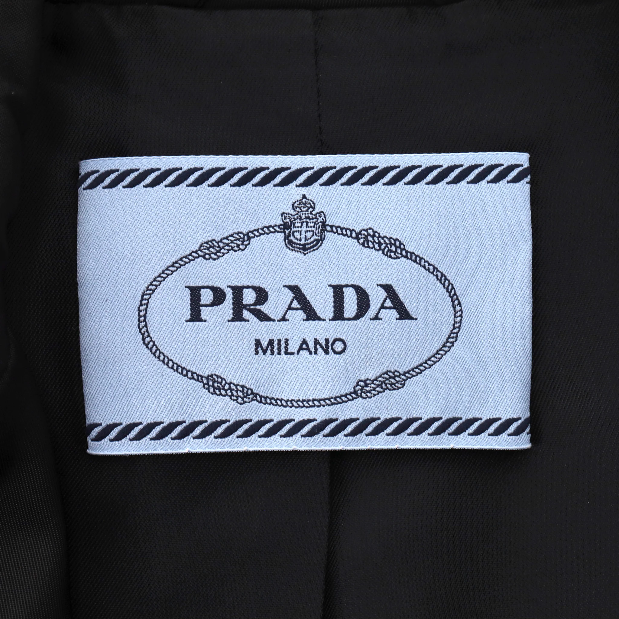 Prada Double Breasted Blazer. Size 38IT - Image 7