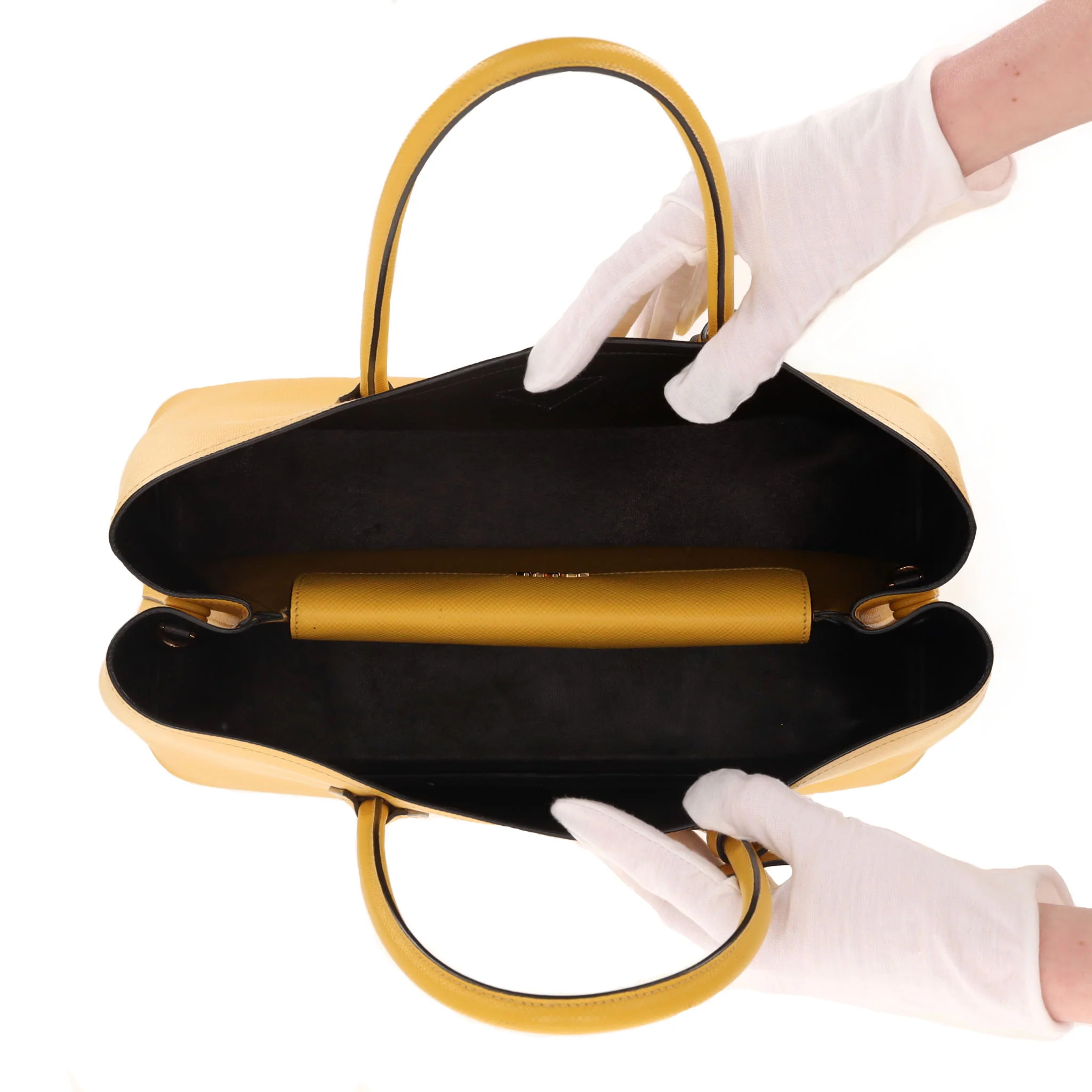 Prada Double Saffiano Leather Large Tote Bag - Image 7