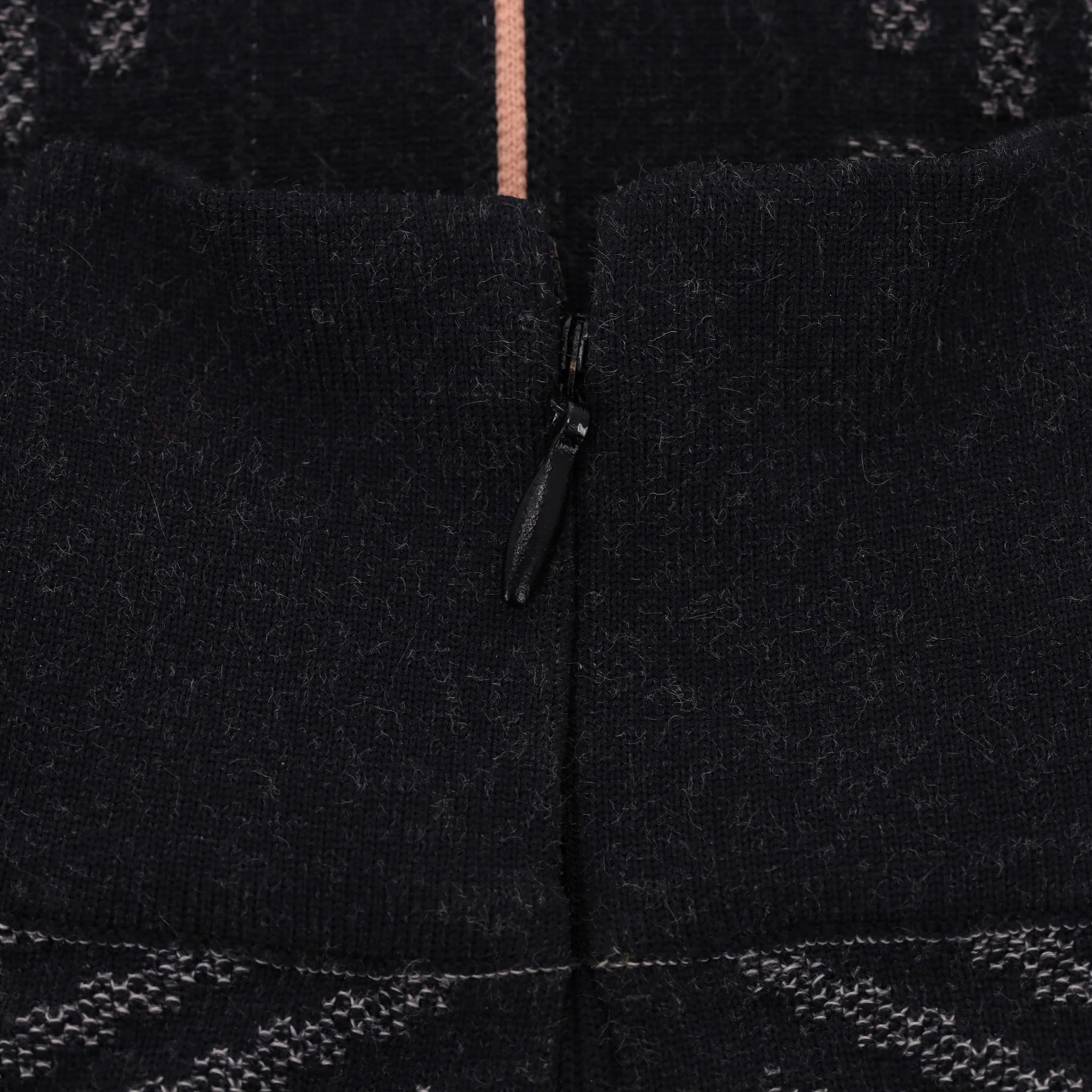 Prada Geometric-Pattern Turtleneck Fitted Top. Size 40IT - Image 5