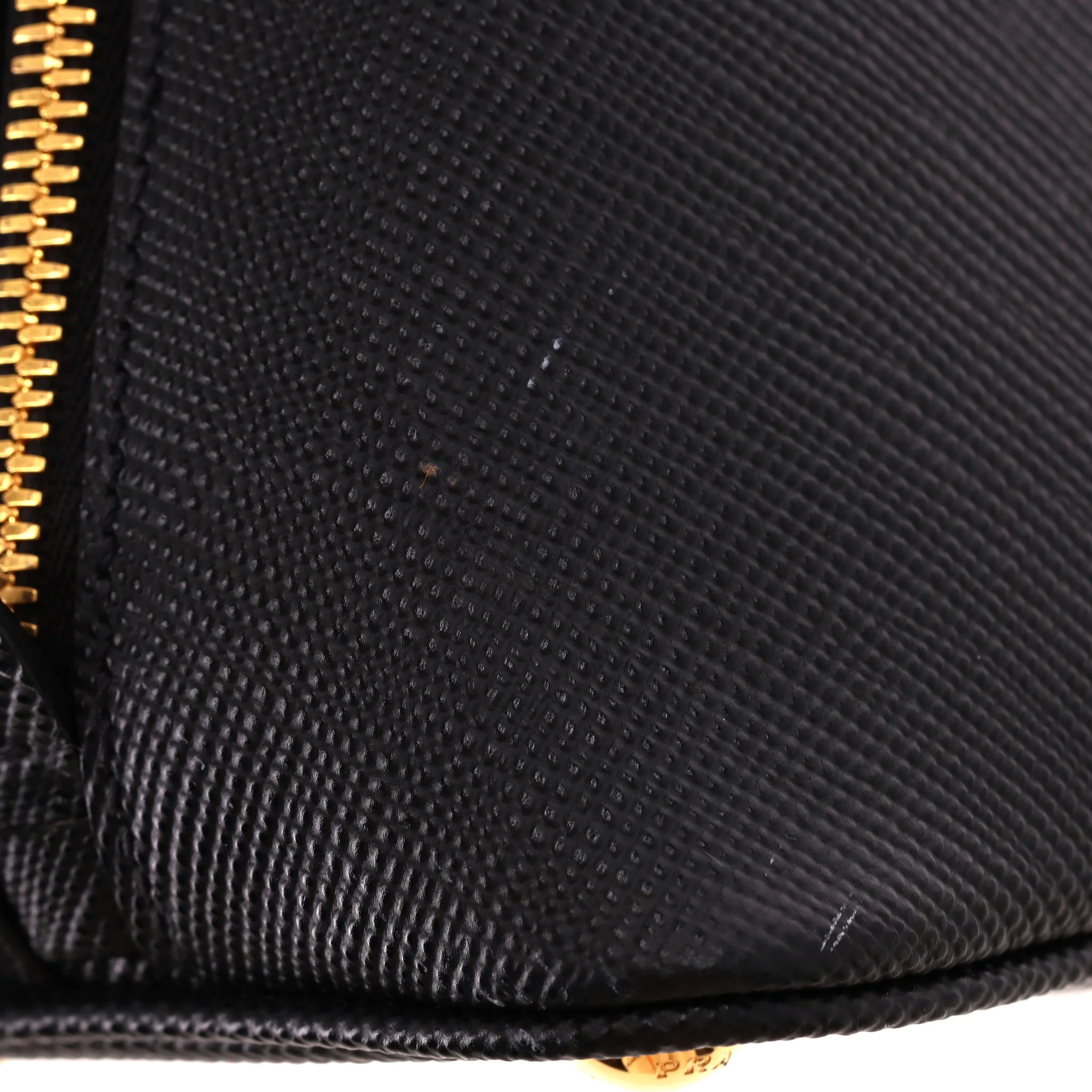 Prada Mini Double Saffiano Leather Crossbody Bag - Image 12