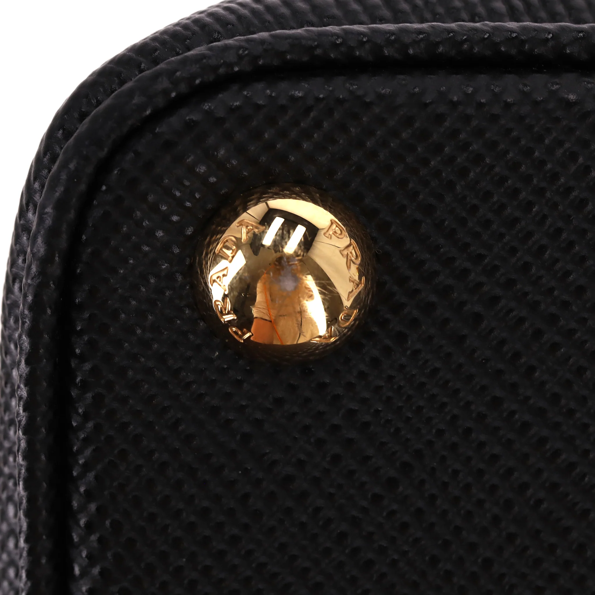 Prada Mini Double Saffiano Leather Crossbody Bag - Image 13