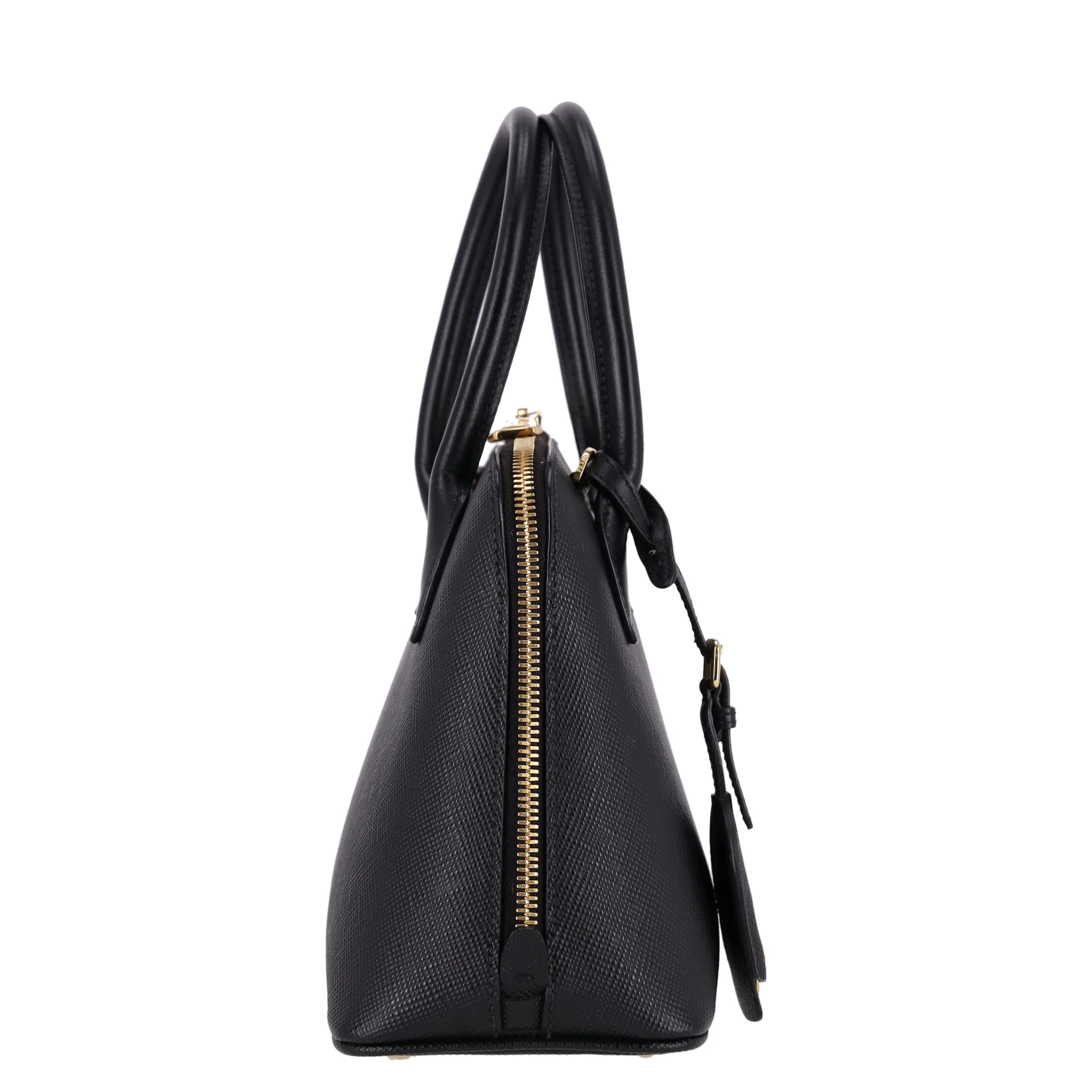 Prada Mini Double Saffiano Leather Crossbody Bag - Image 3