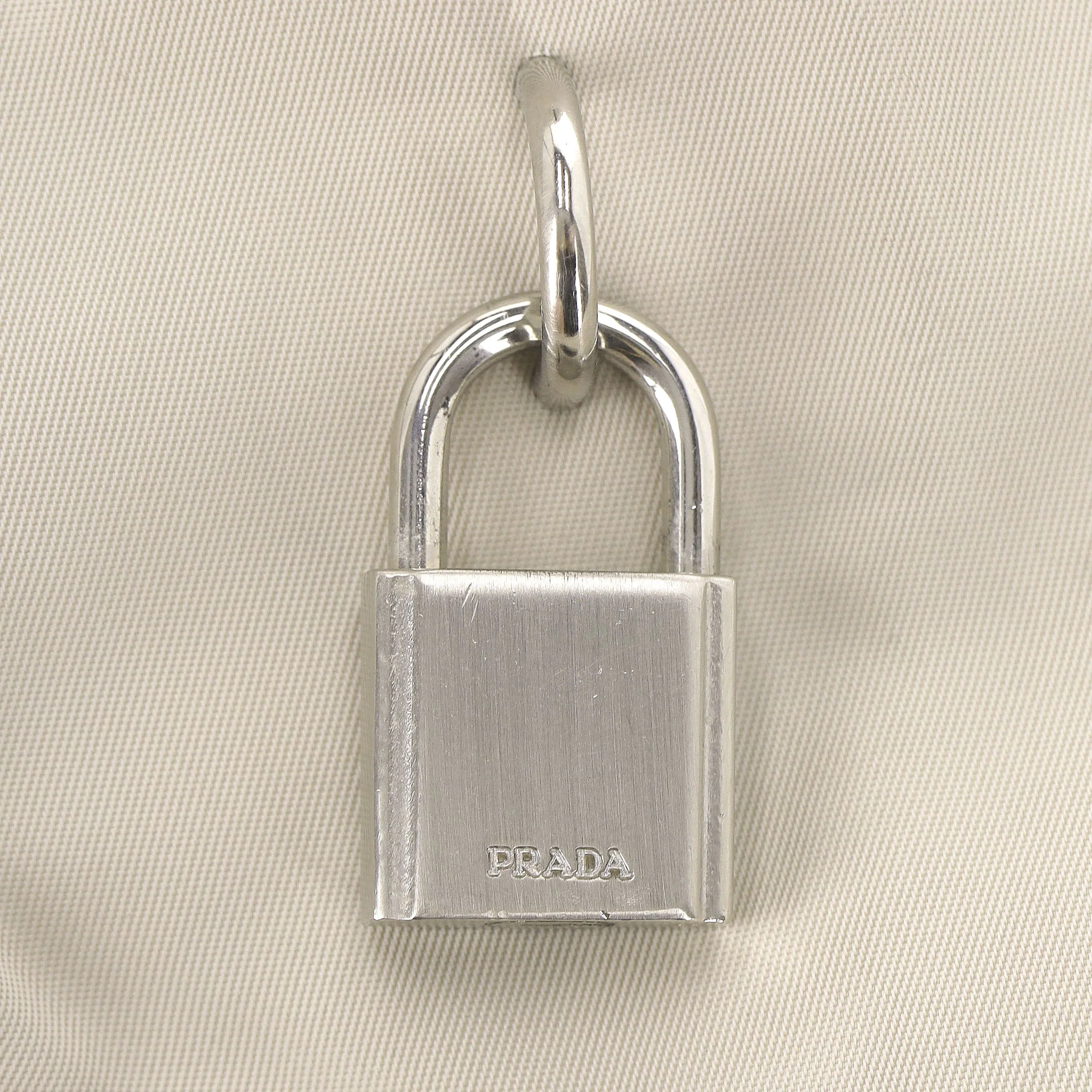Prada Padlock Detail Nylon Laptop Bag - Image 7