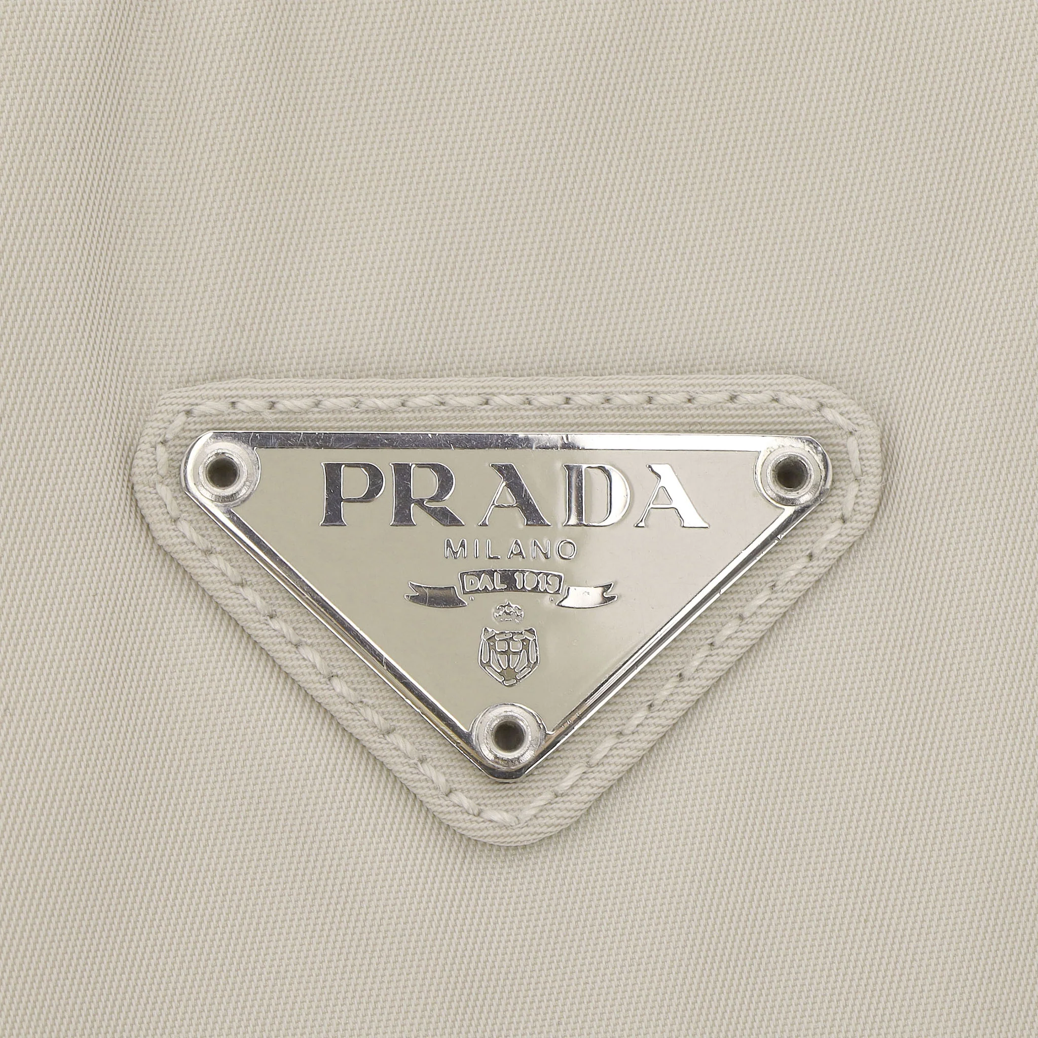 Prada Padlock Detail Nylon Laptop Bag - Image 8