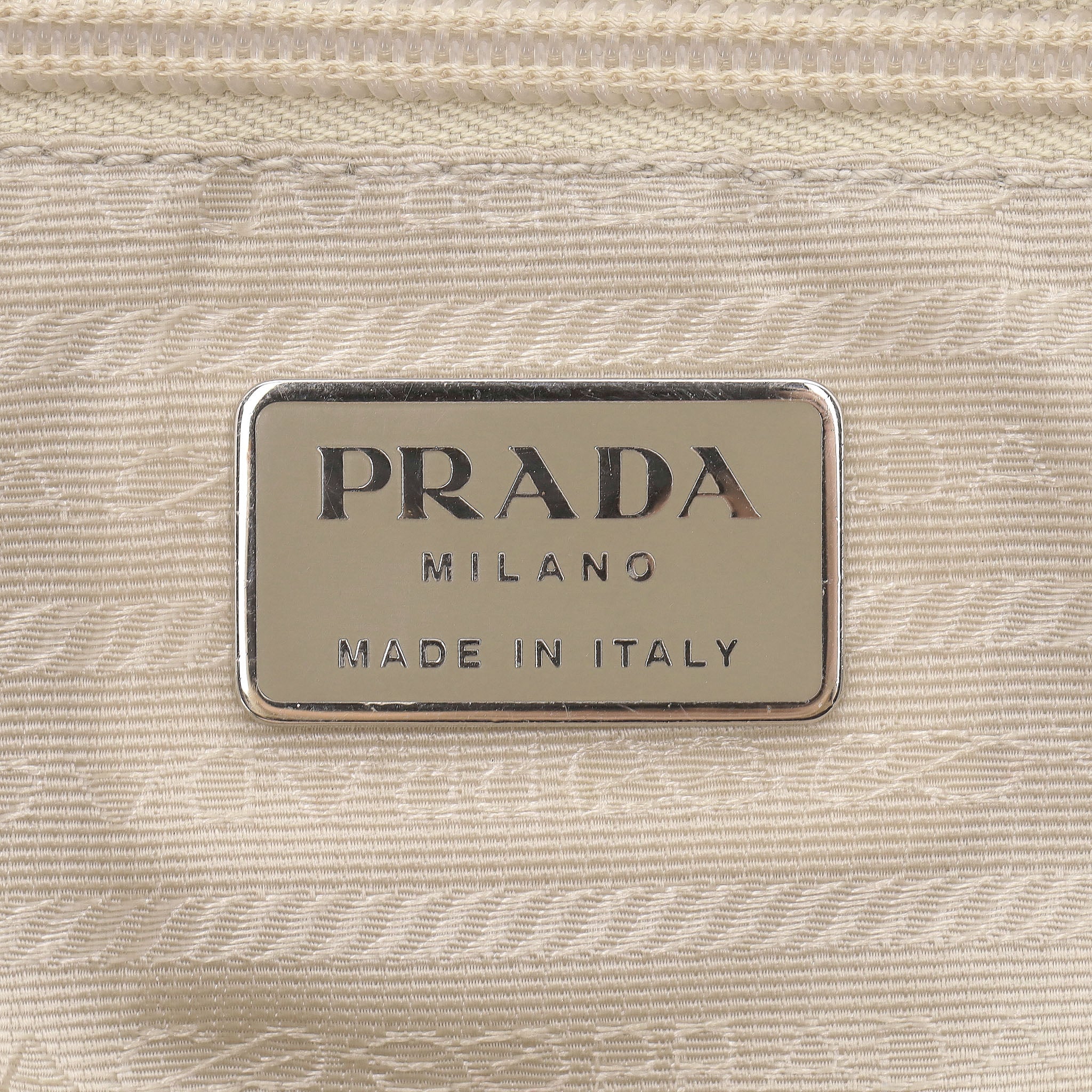 Prada Padlock Detail Nylon Laptop Bag - Image 9