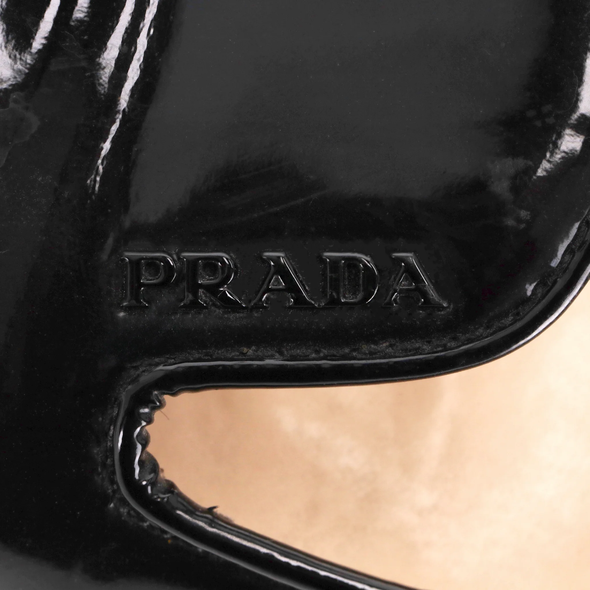 Prada Patent Leather Loafers. Size 35 - Image 6