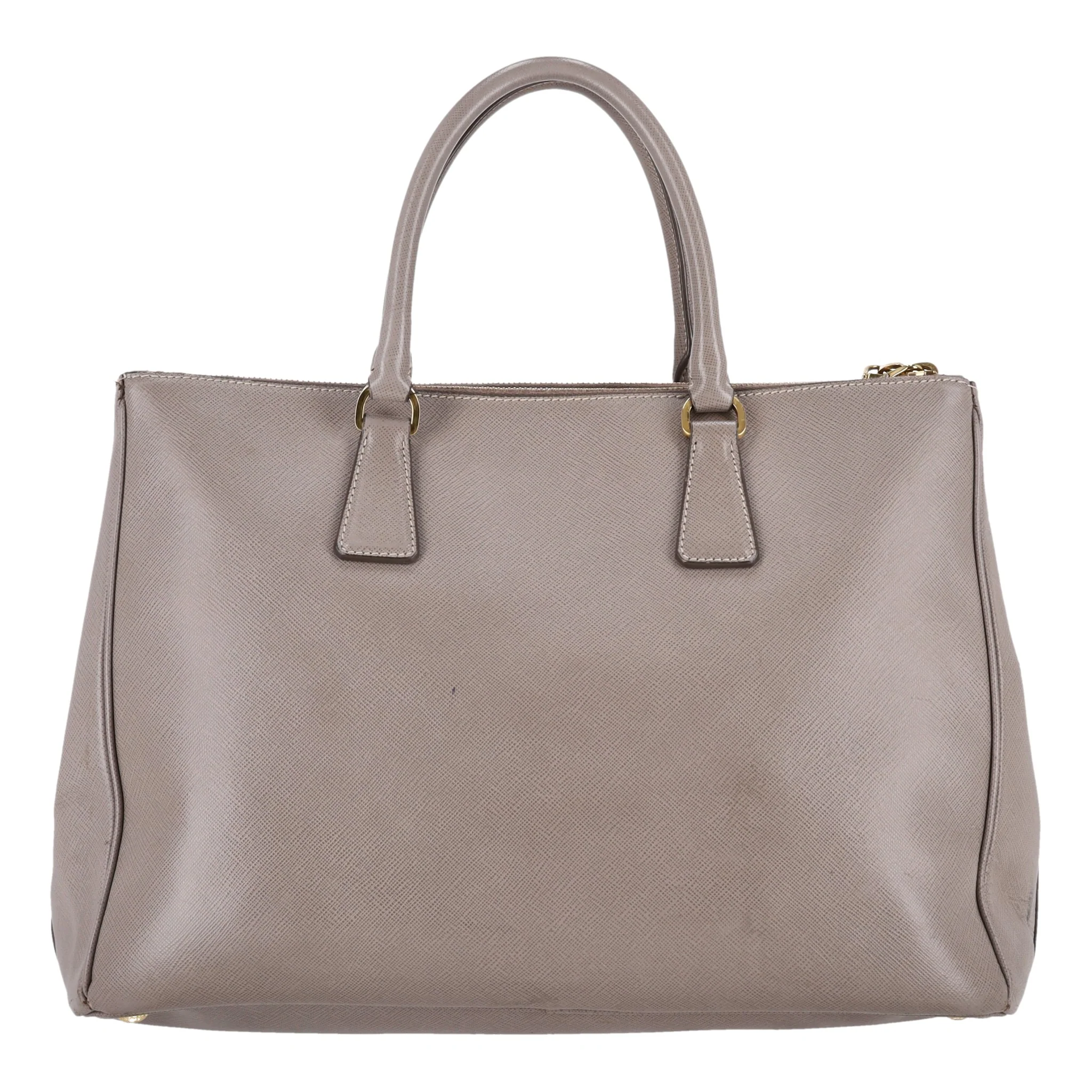 Prada Saffiano Leather Double Zip Galleria Tote Bag - Image 4