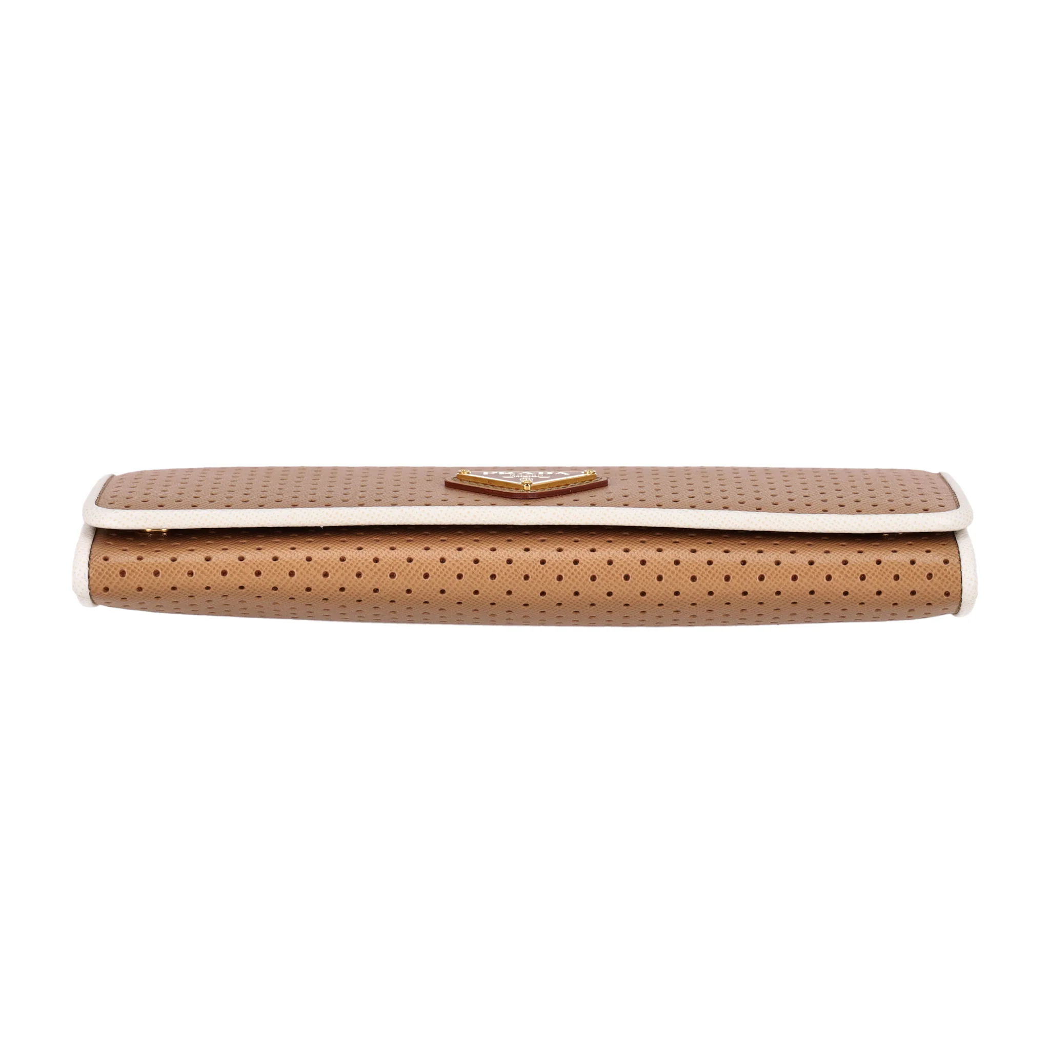 Prada Saffiano Leather Fori Continental Wallet - Image 5