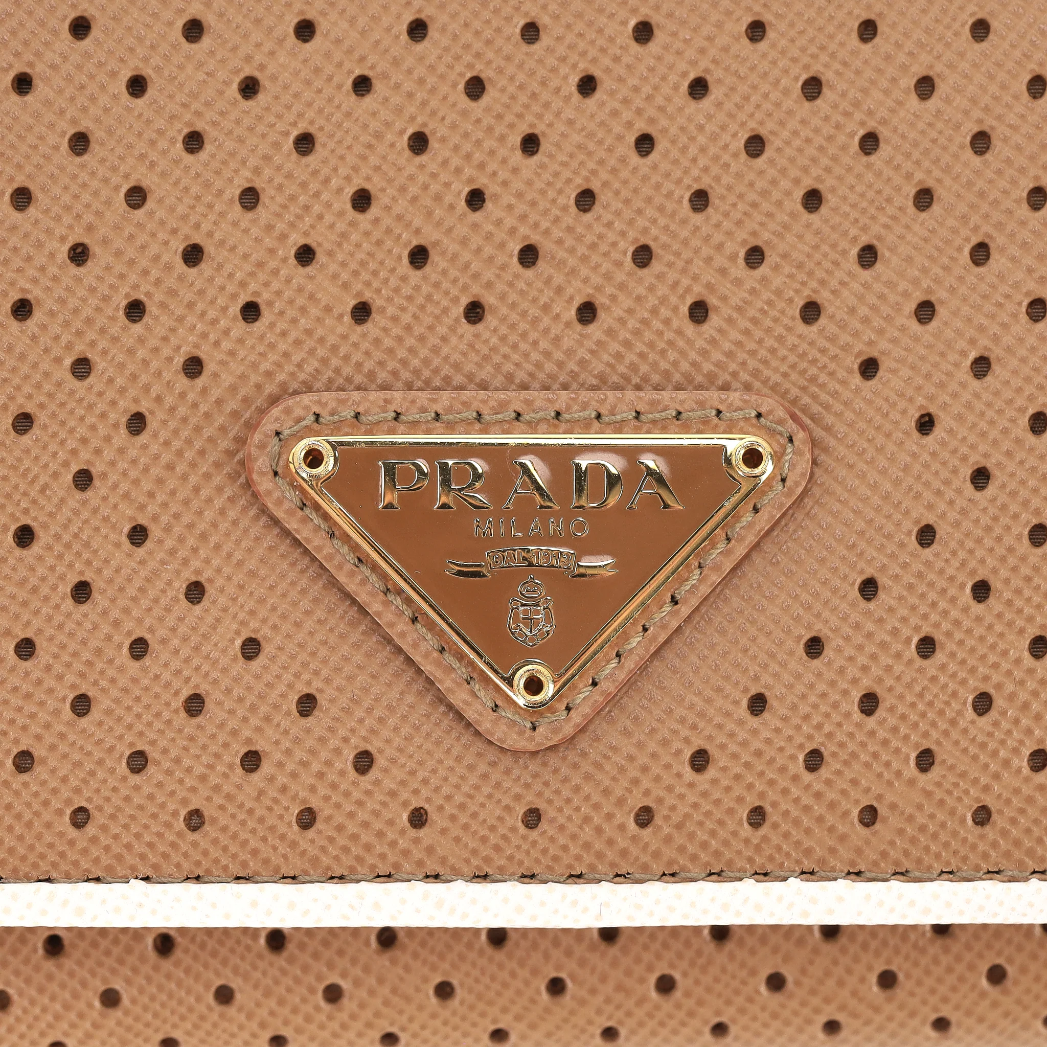 Prada Saffiano Leather Fori Continental Wallet - Image 8