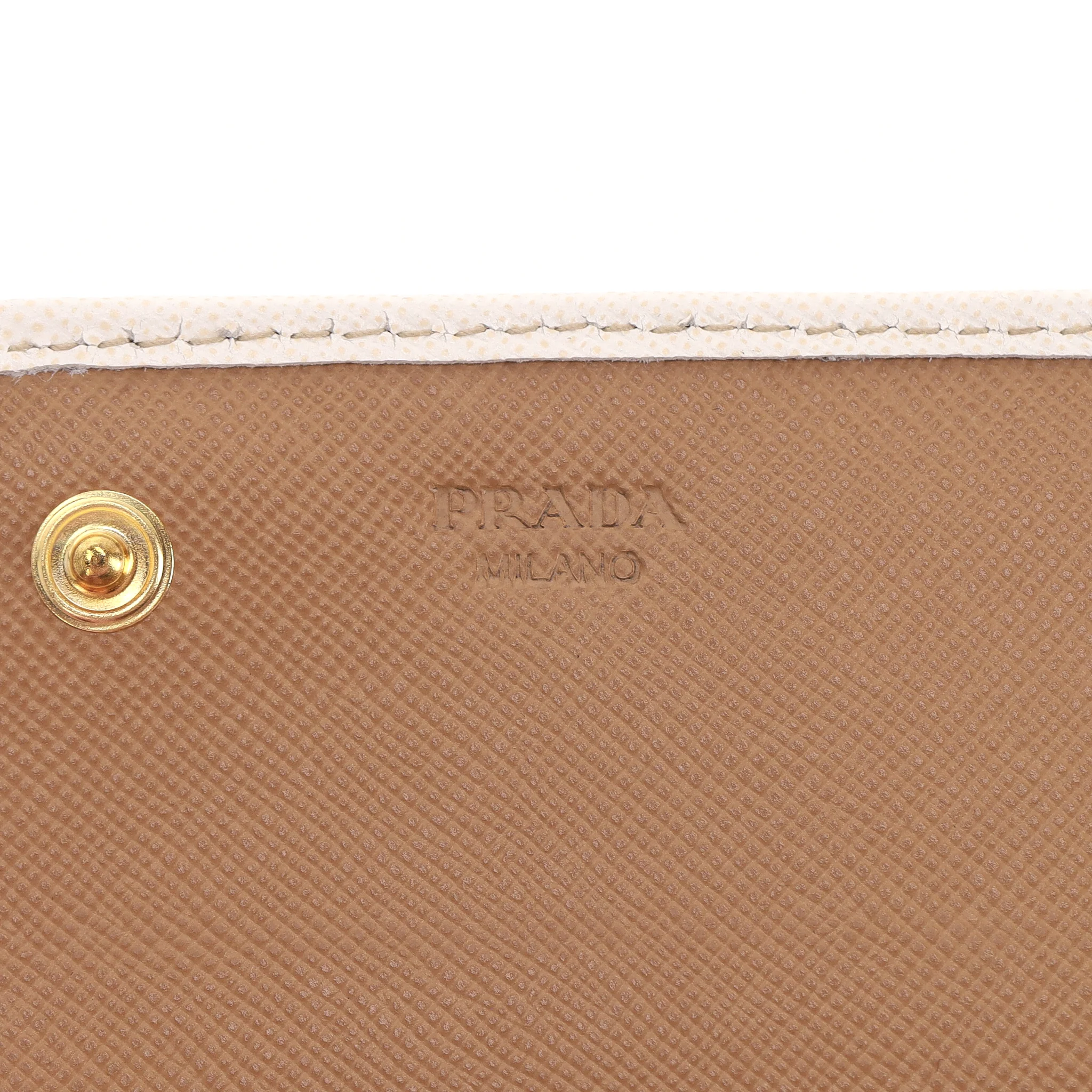 Prada Saffiano Leather Fori Continental Wallet - Image 9