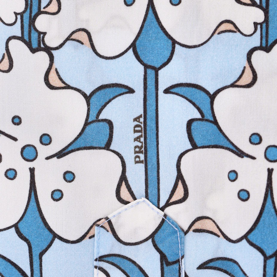 Prada Silk Floral Shirt. Size S - Image 5