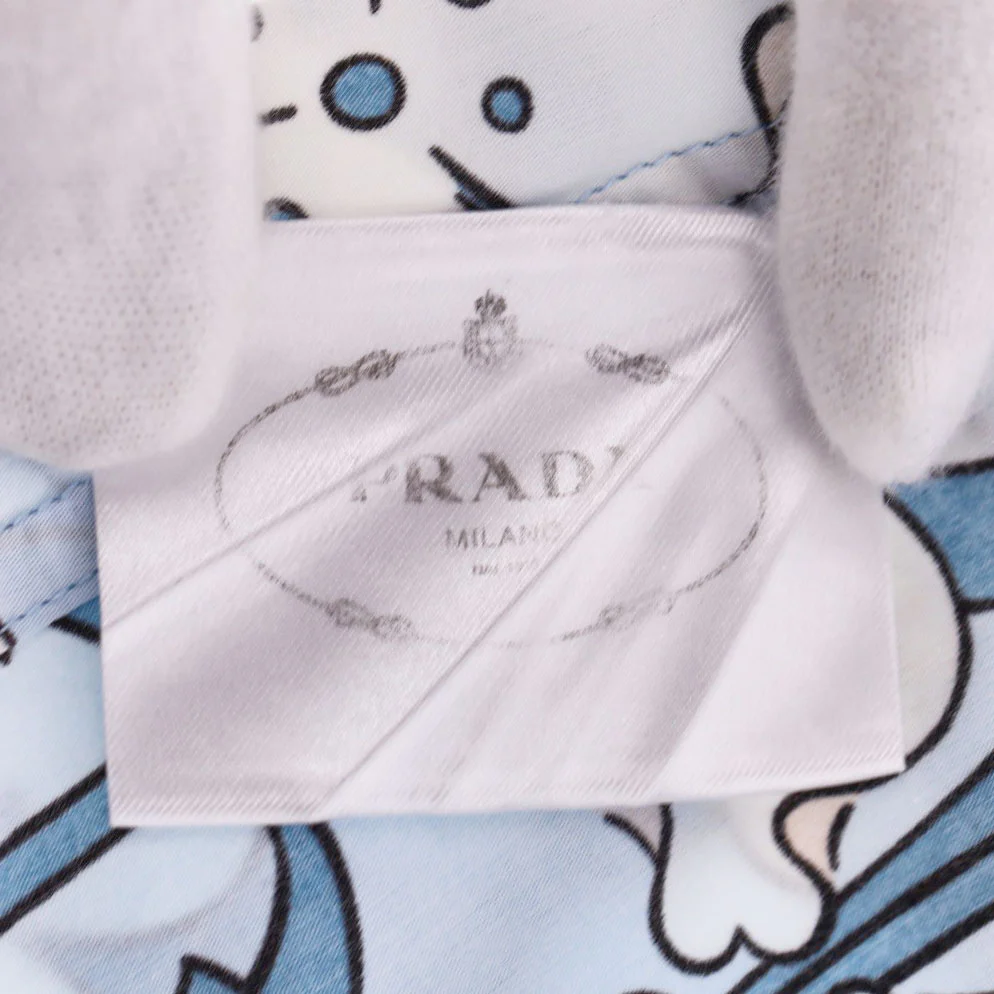 Prada Silk Floral Shirt. Size S - Image 6