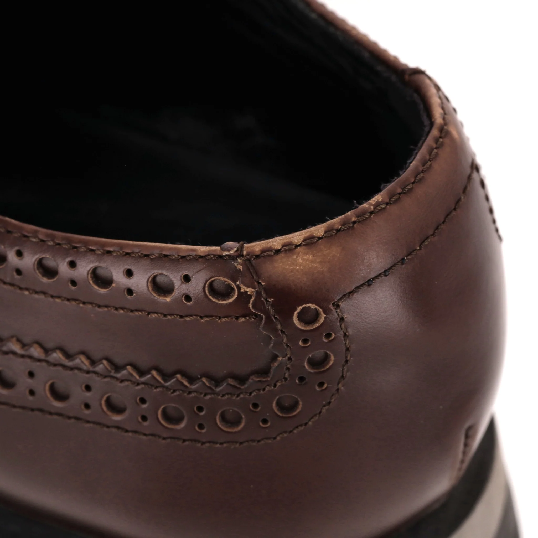 Prada Sport Leather Brogues. Size 42 - Image 10