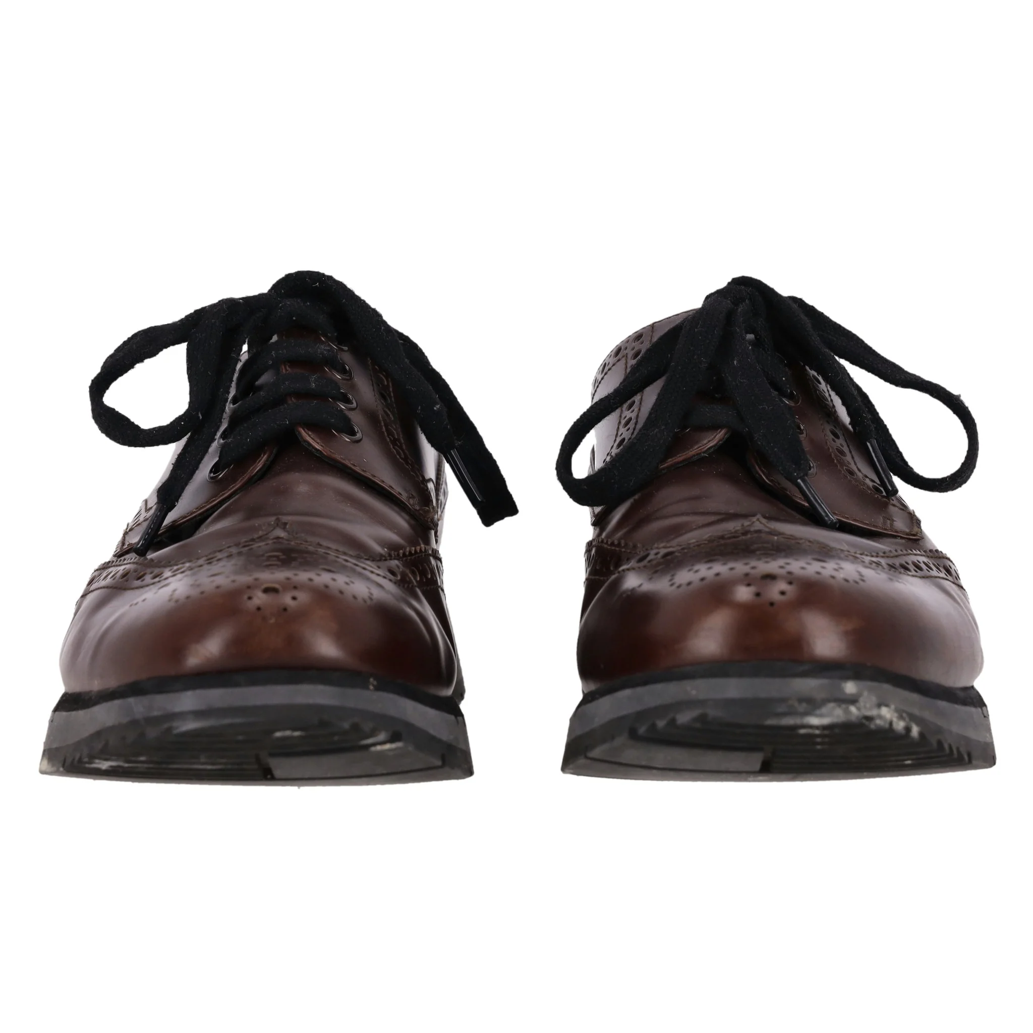 Prada Sport Leather Brogues. Size 42 - Image 2