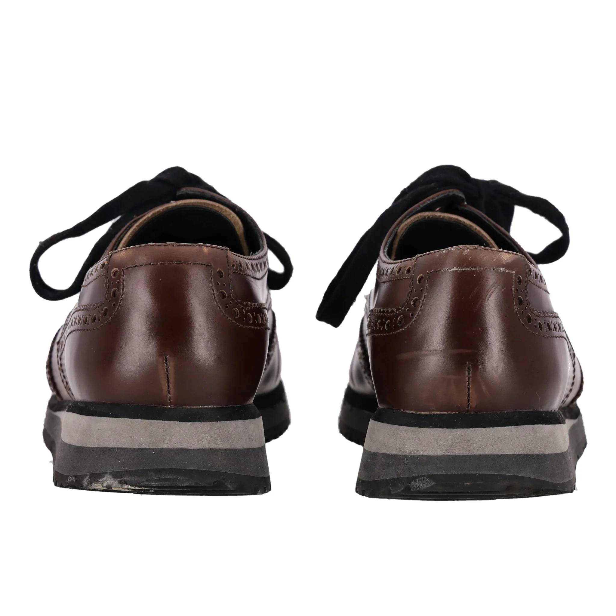 Prada Sport Leather Brogues. Size 42 - Image 4