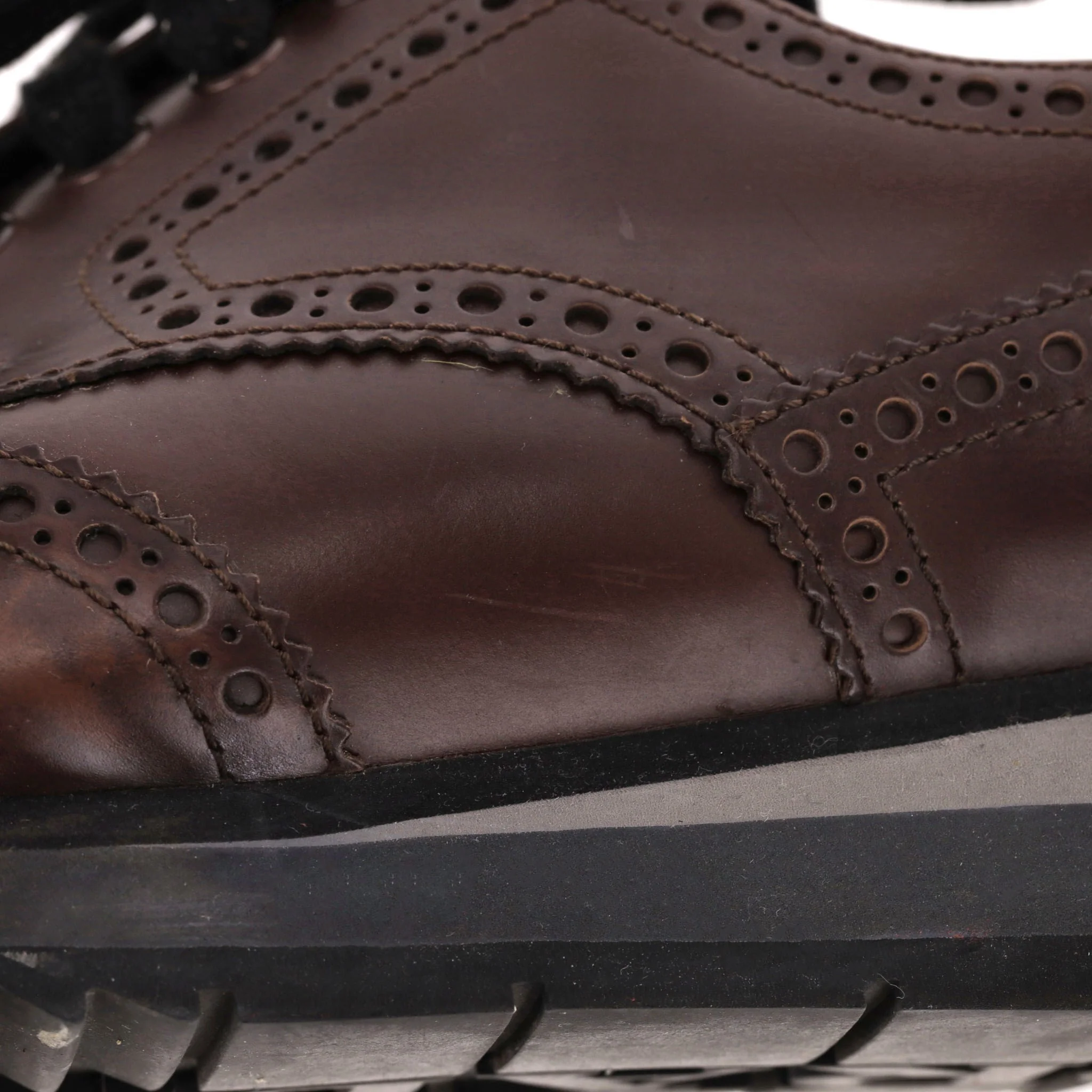 Prada Sport Leather Brogues. Size 42 - Image 7